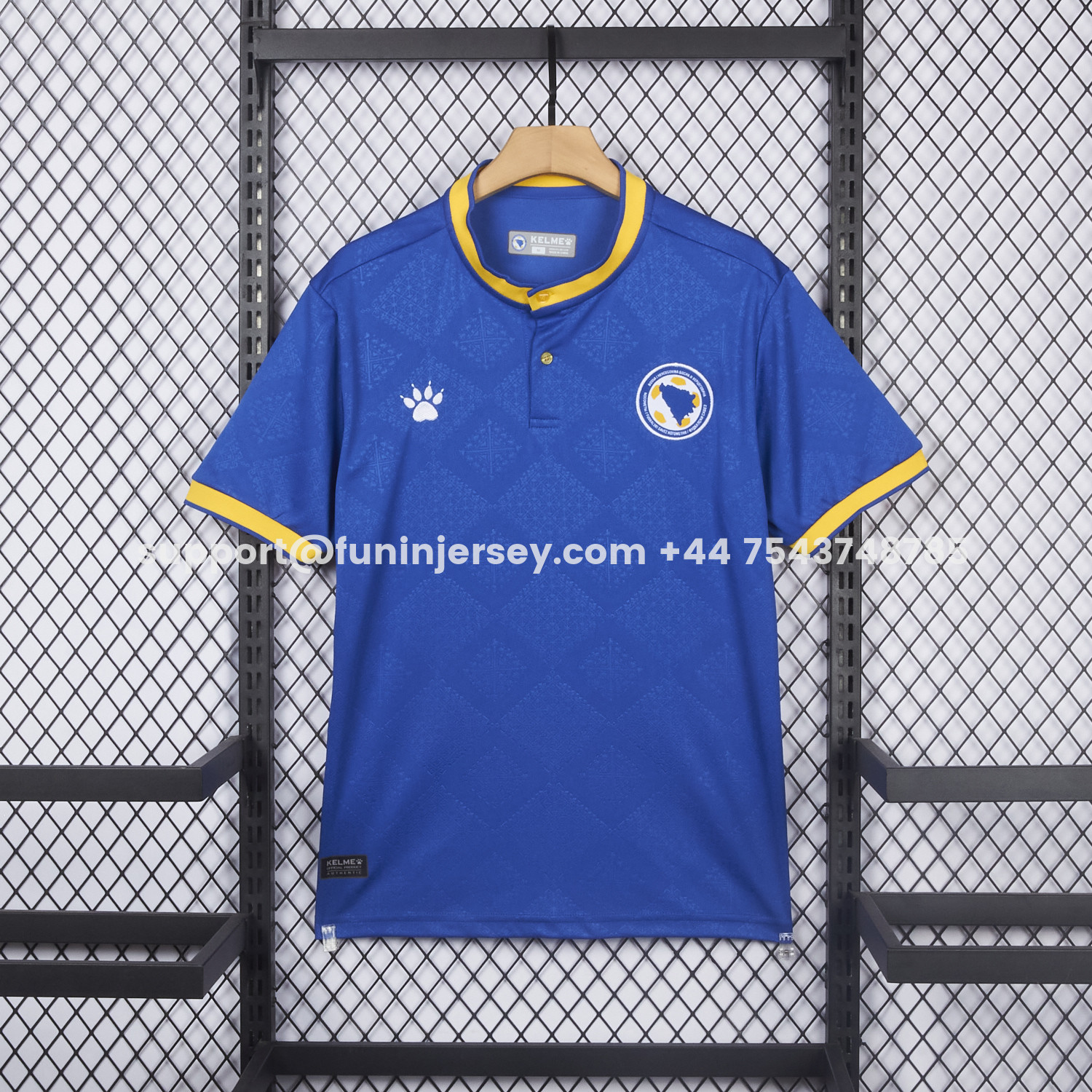 Funinjersey-Bosnia and Herzegovina 2026 Home Jersey - Fans Version