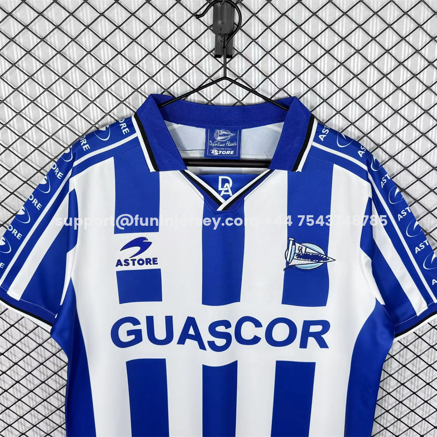 Funinjersey-Retro Deportivo Alavés 1998-99 Home Jersey