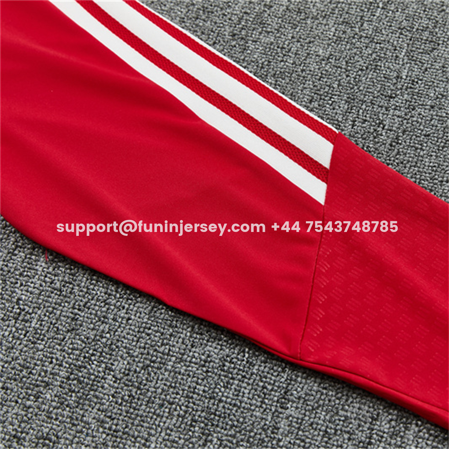 Funinjersey-Spain 2026 Kids Long Sleeve Training Set - Red Top & Black Pants