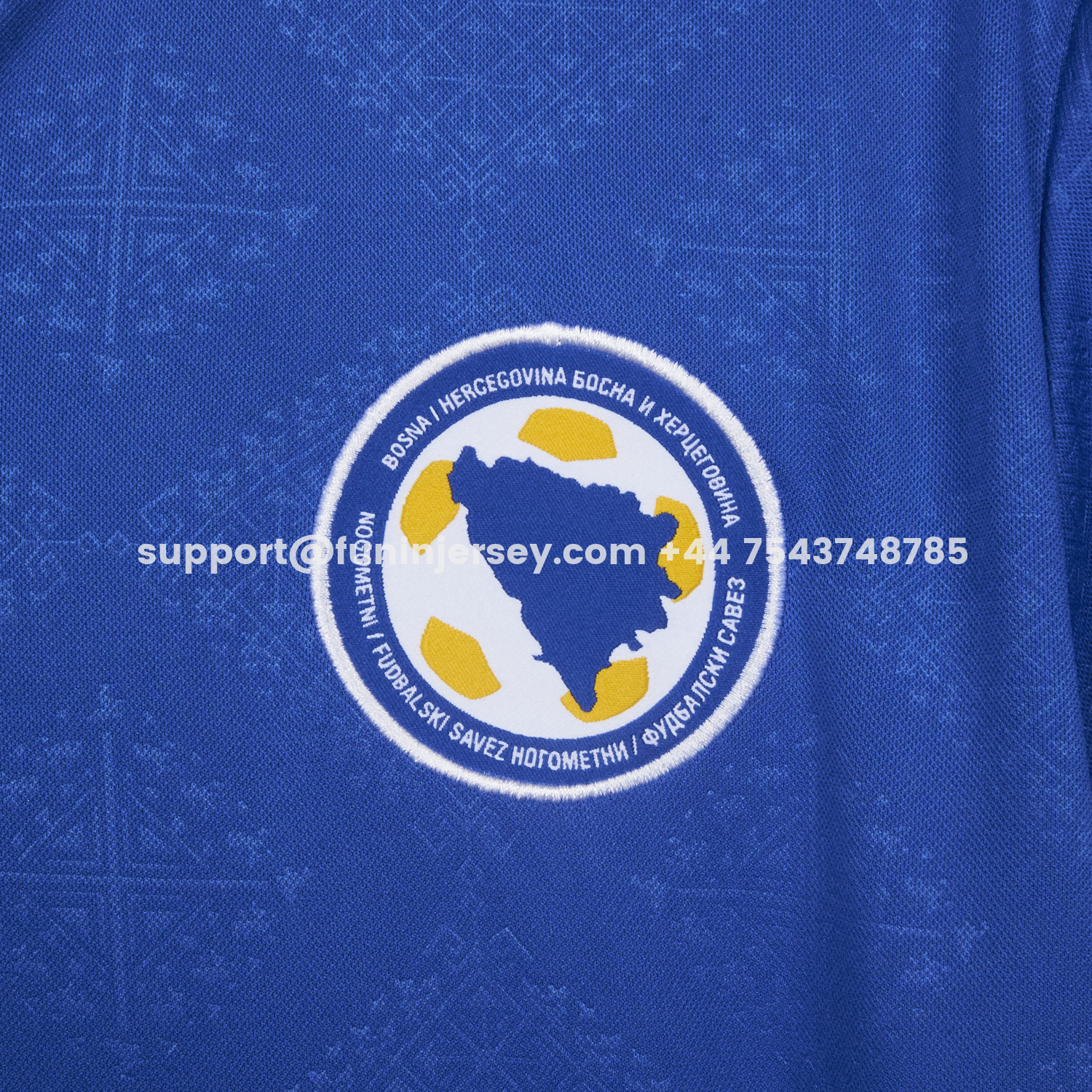 Funinjersey-Bosnia and Herzegovina 2026 Home Jersey - Fans Version