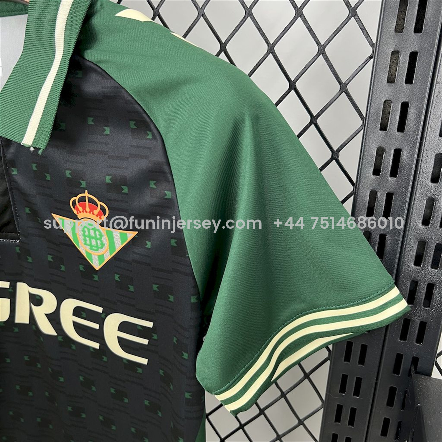 Funinjersey-Real Betis 25-26 Grey Green Concept Kids Kit