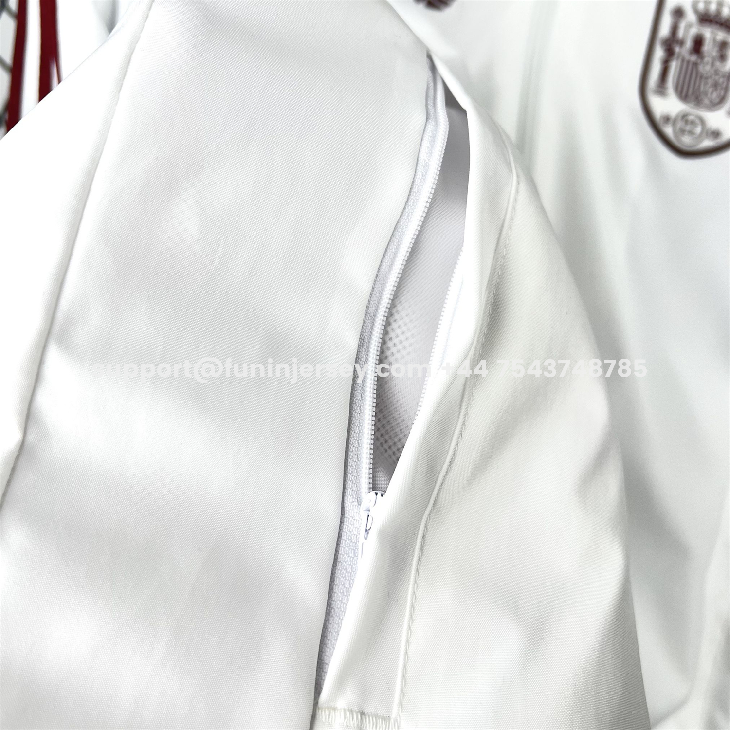 Funinjersey-Spain 2026 Away Windbreaker Jacket - White