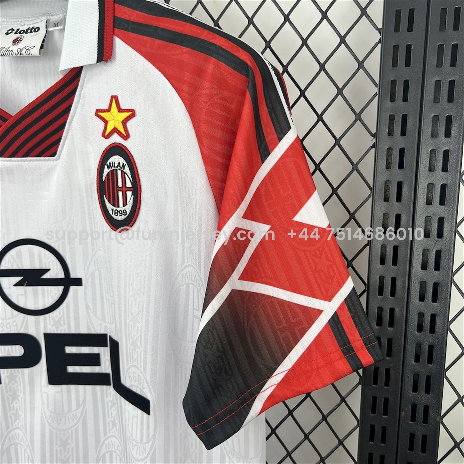 Funinjersey-Retro AC Milan 1997-98 White Special Jersey