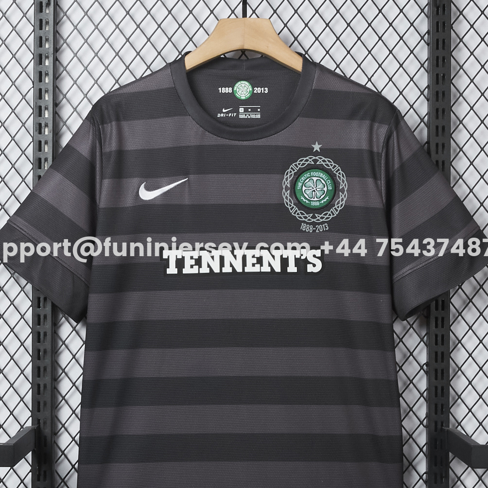 Funinjersey-Retro Celtic 12-13 Away Stadium 125th Anniversary Jersey