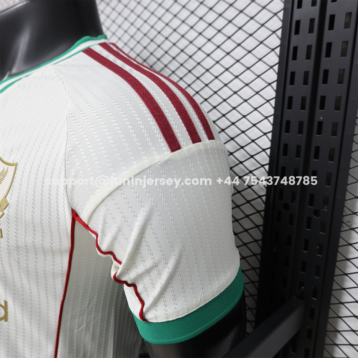 Funinjersey-Liver.pool 25-26 Gold Lines Retro Casual Style White Jersey - Player Version