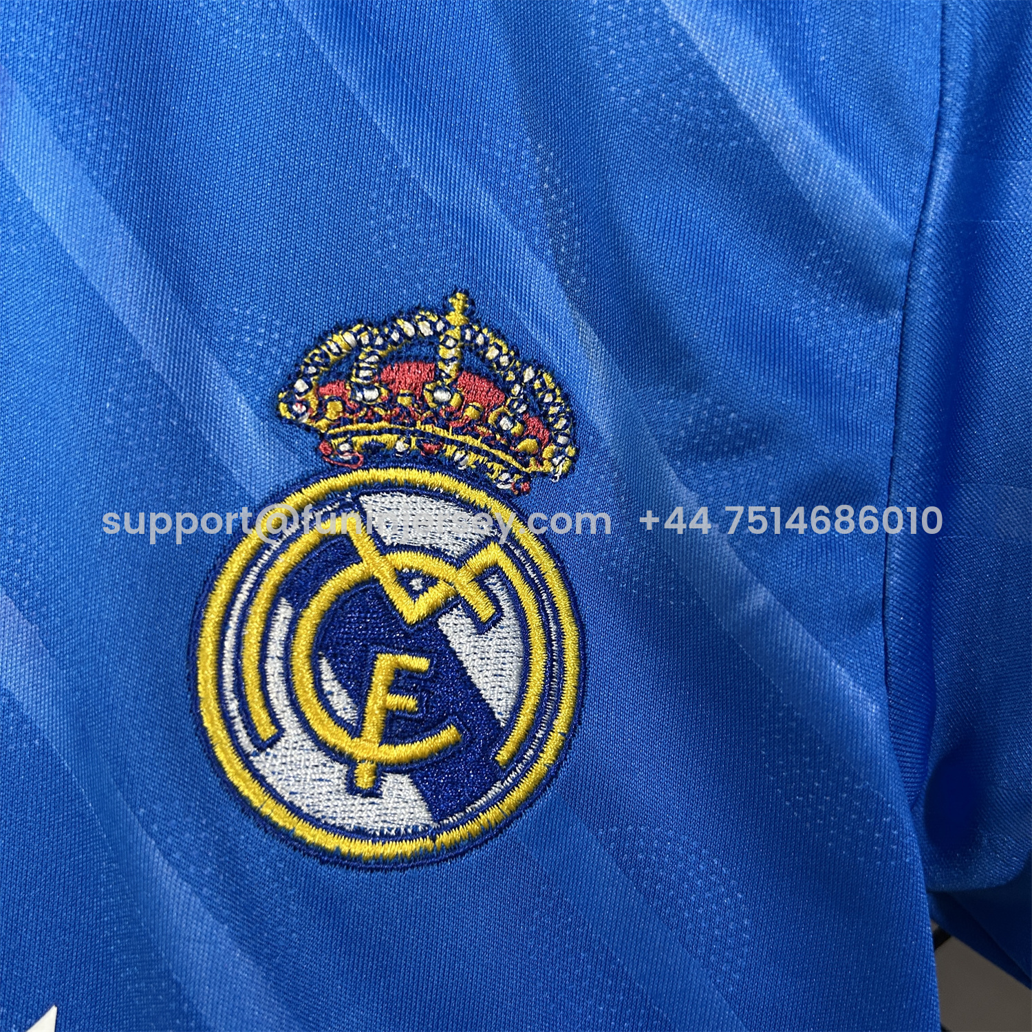 Funinjersey-Real Madrid 25-26 Third Blue Kids Kit