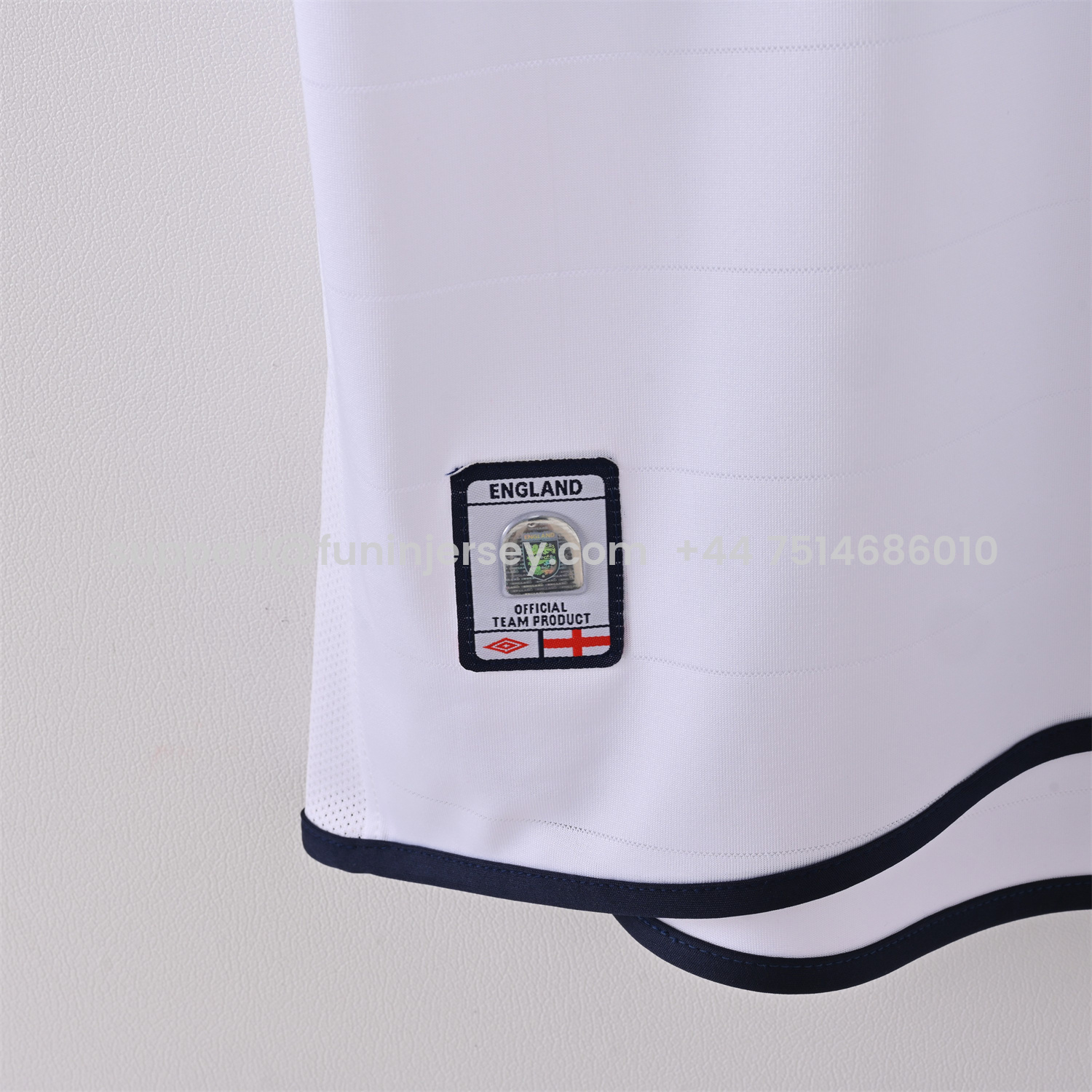Funinjersey-Retro England 2004 Home White Jersey