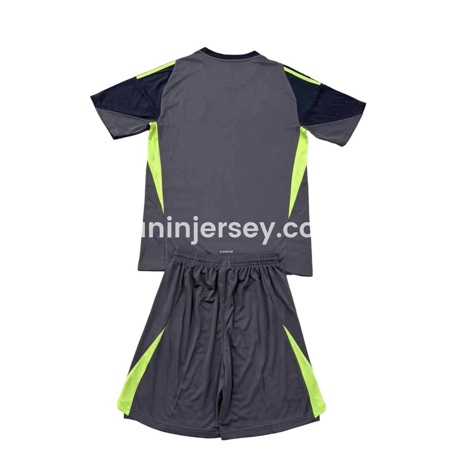 Funinjersey-Manchester United 25-26 Grey Black Goalkeeper Men's Adult Jersey Set - Fans Version