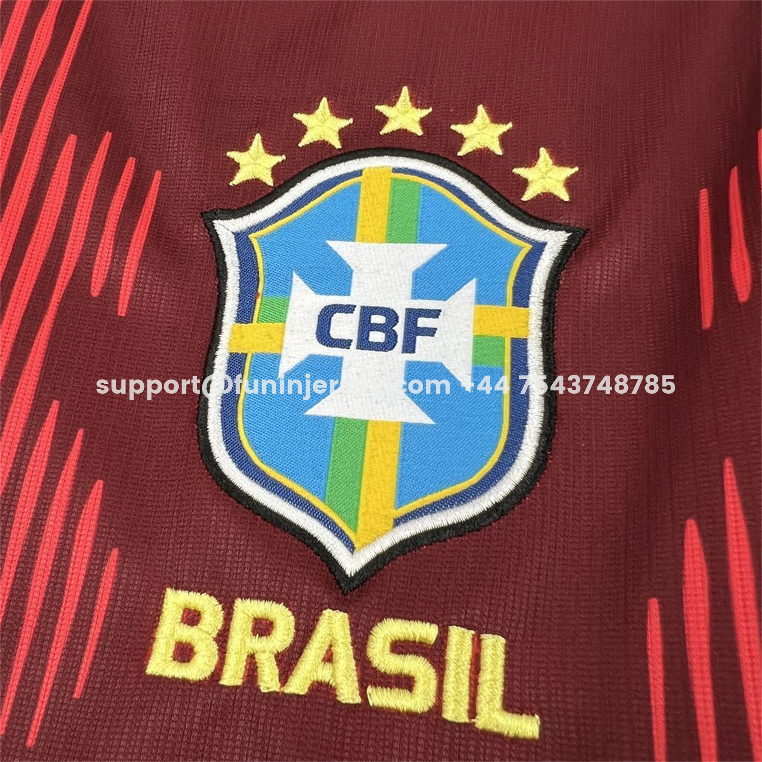 Funinjersey-Brazil 2026 Red Goalkeeper Jersey - Fans Version