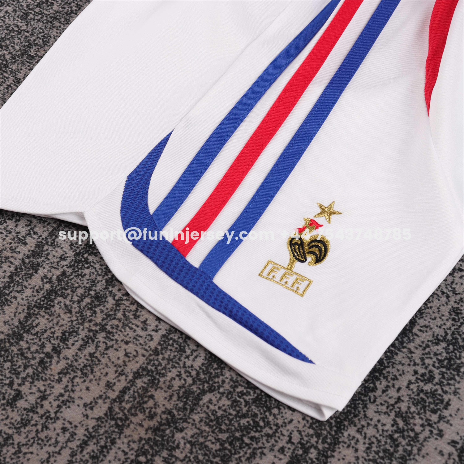 Funinjersey-Retro France 2006 Away Kids Kit