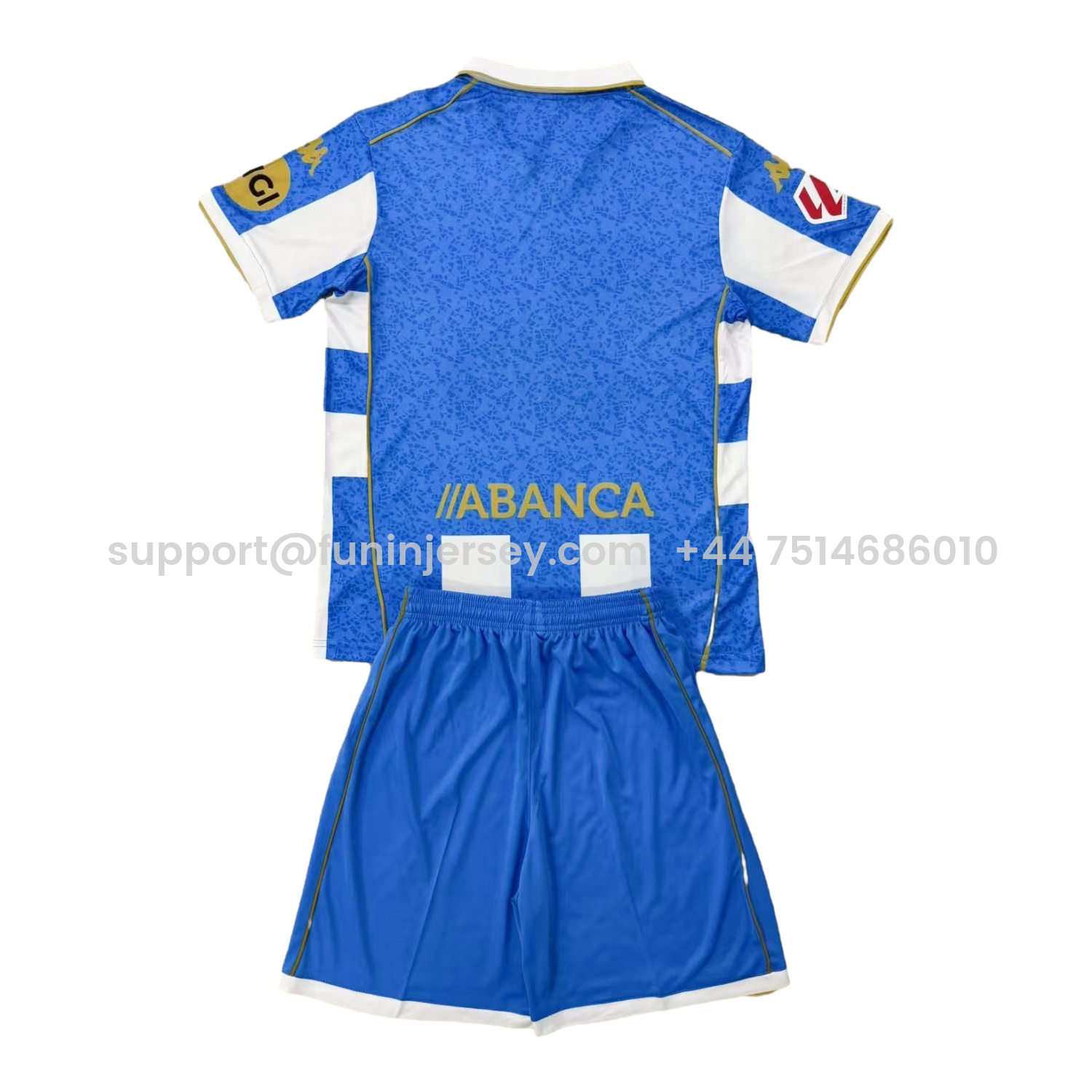 Funinjersey-Deportivo de La Coruña 25-26 Home Men's Adult Jersey Set - Fans Version