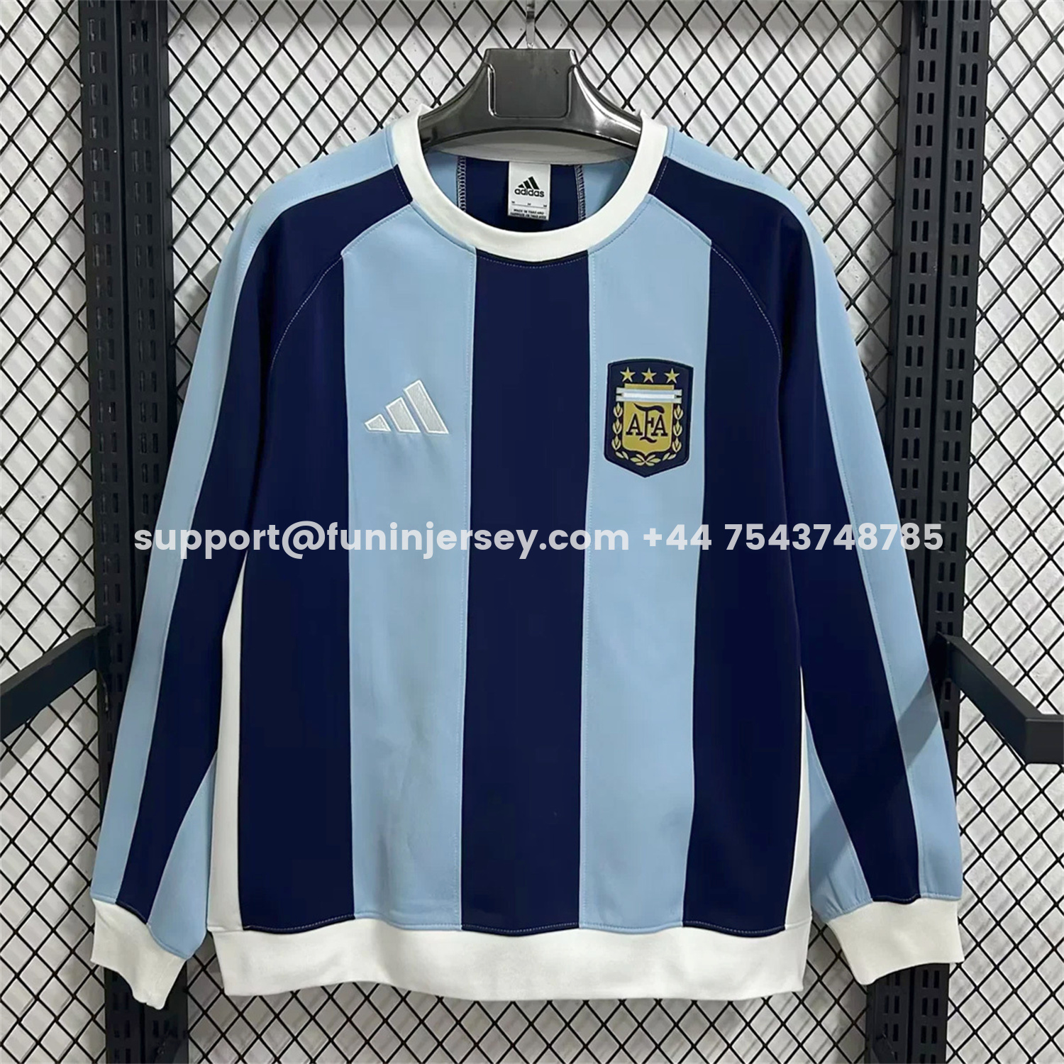 Funinjersey-Argentina 25-26 Retro Style Unisex Pullover Hoodie