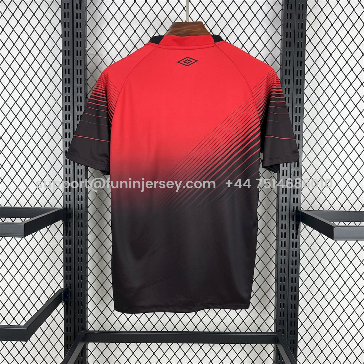 Funinjersey-Athletico Paranaense 25-26 Home Jersey - Fans Version
