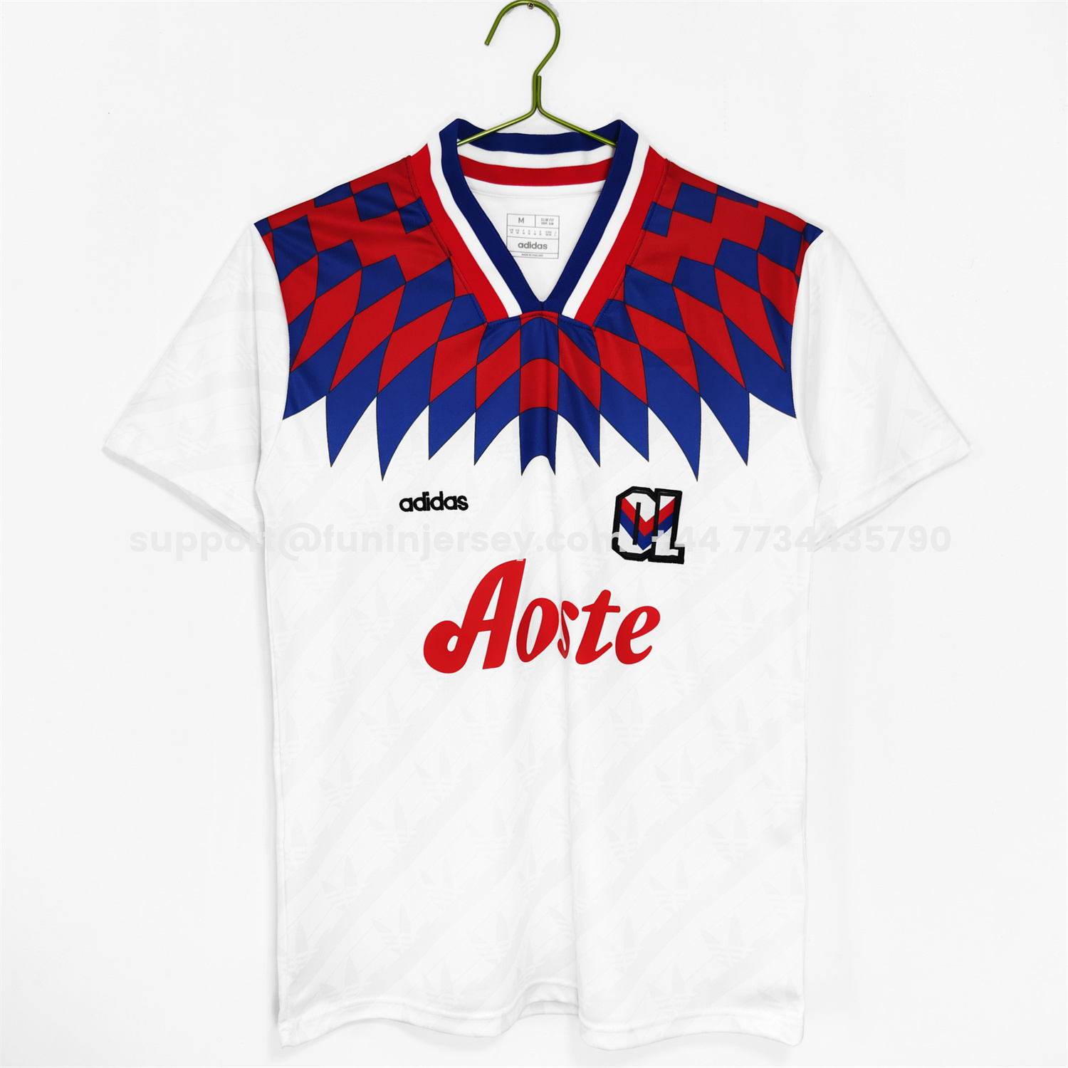 Funinjersey-Retro Lyon 1995-96 Home Jersey