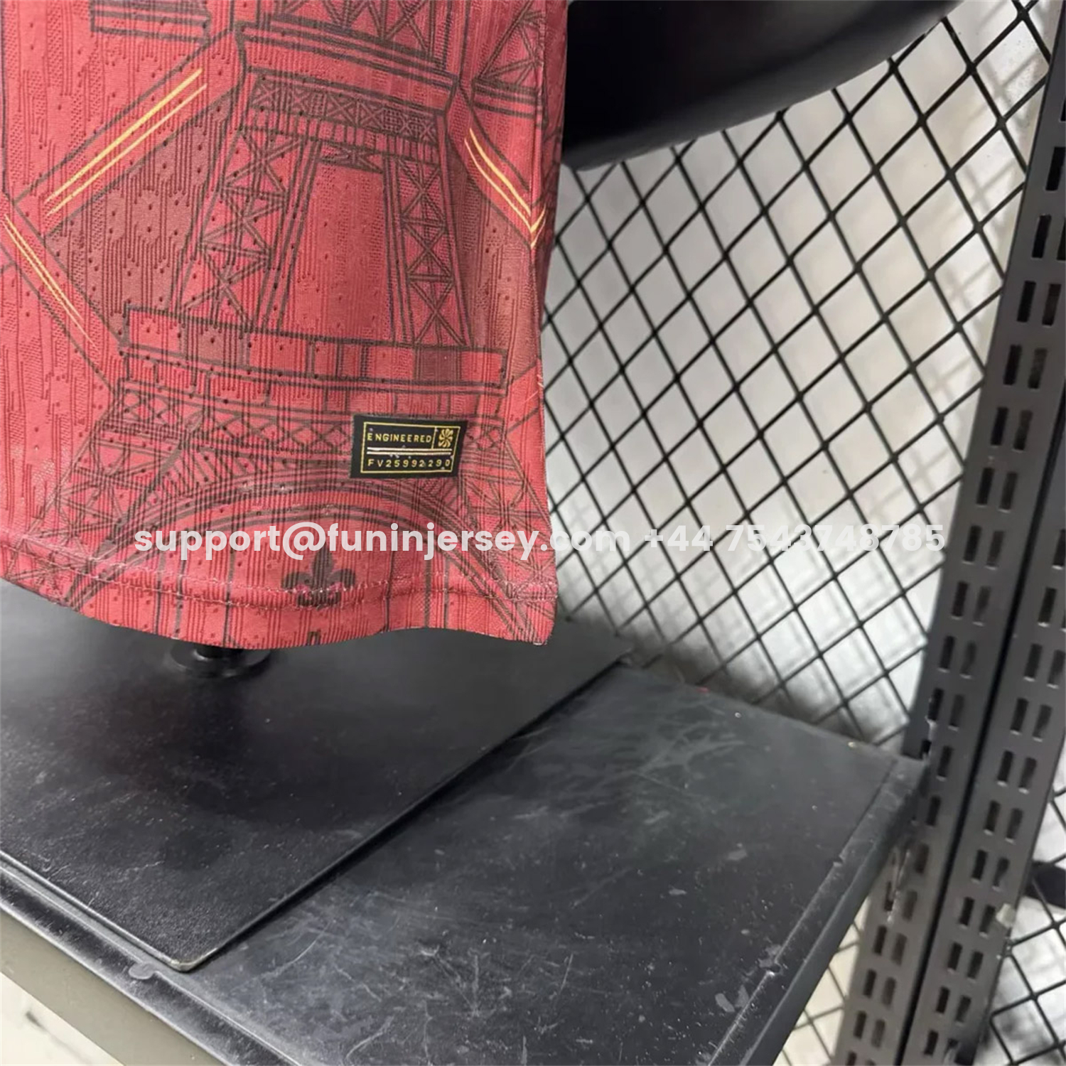 Funinjersey-Paris Saint-Germain PSG 25-26 Red Eiffel Tower Concept Special Jersey - Player Version