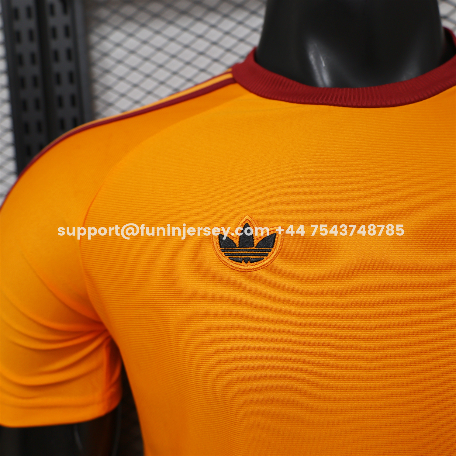 Funinjersey-AS Roma 25-26 Retro Casual Style Orange Special Jersey - Player Version