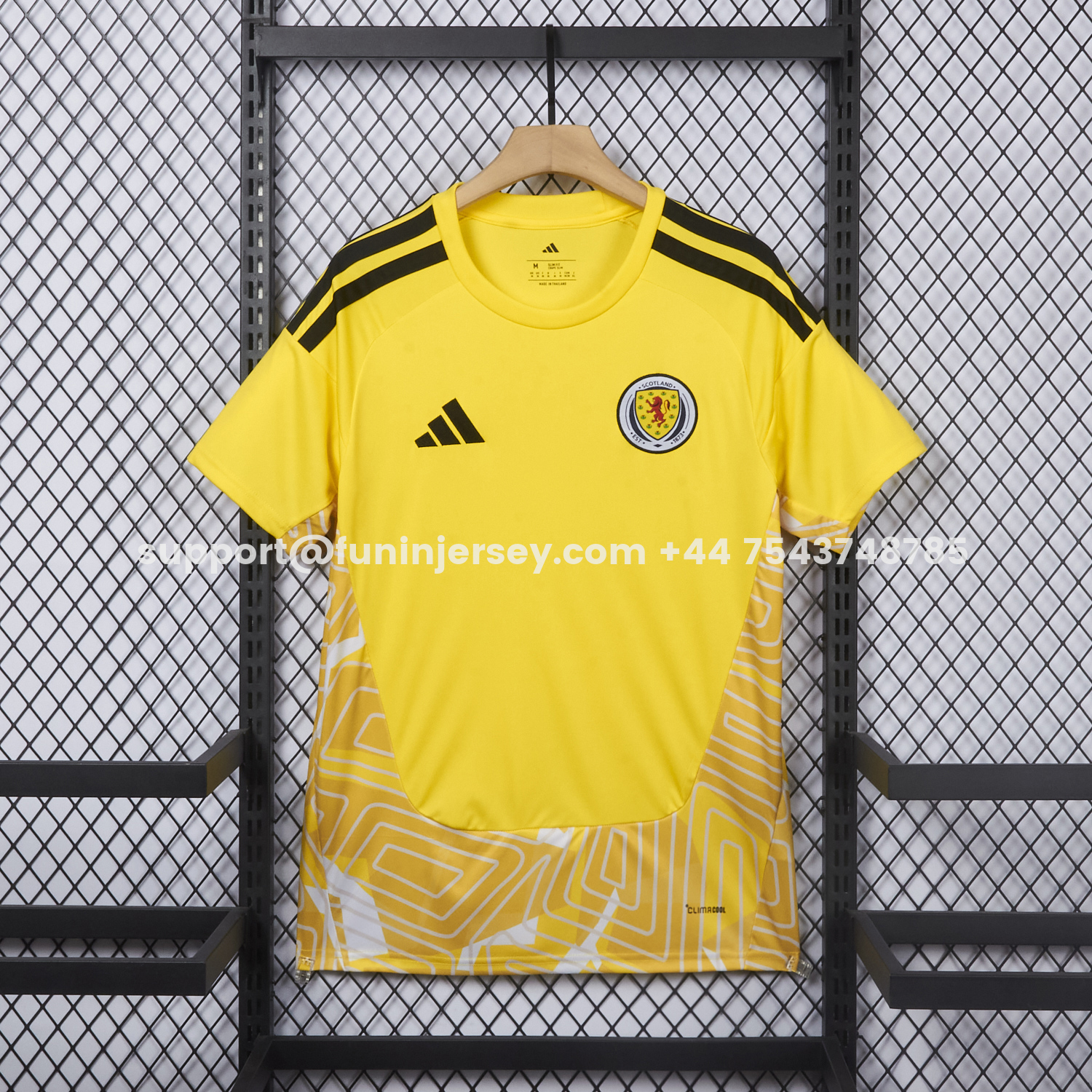 Funinjersey-S-c-o.t l.a-n.d 2026 Yellow Goalkeeper Jersey - Fans Version