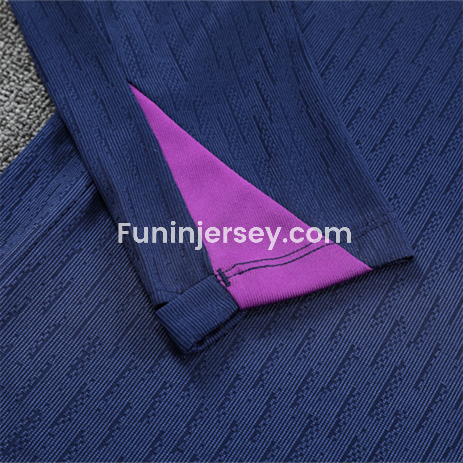 Funinjersey-Barcelona 25-26 Kid Long Sleeves Training Set - Royal Blue Top & Royal Blue Pants