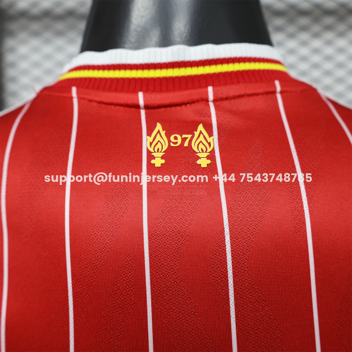Funinjersey-Liver.pool 26-27 Terrace Icon Retro Casual Style Red Jersey - Player Version