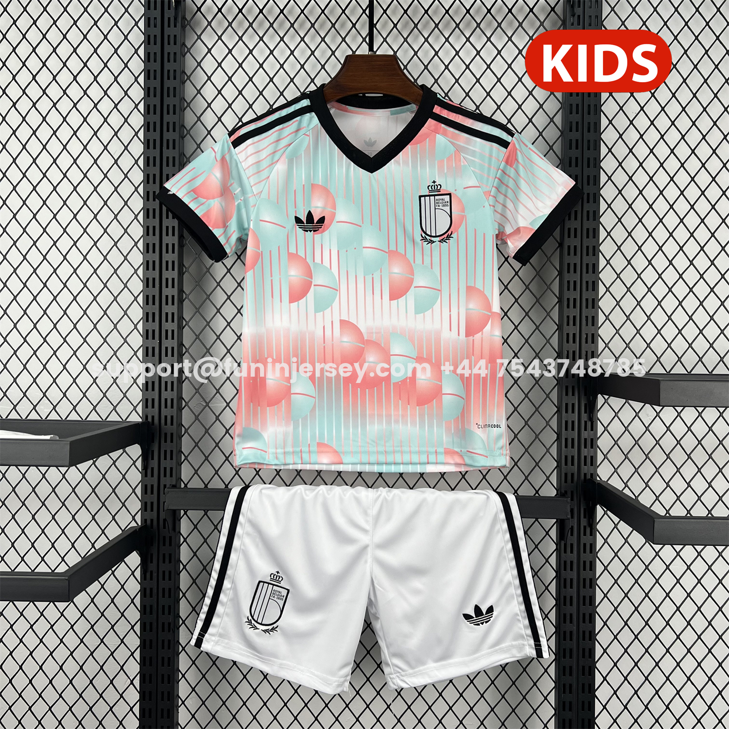 Funinjersey-Belgium 2026 Away Kids Kit