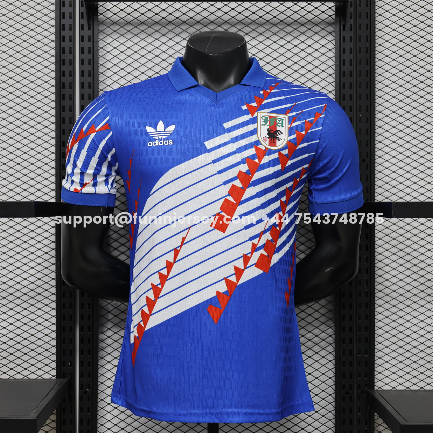 Funinjersey-Japan 2026 Red-White Stripes Blue Special Jersey - Player Version