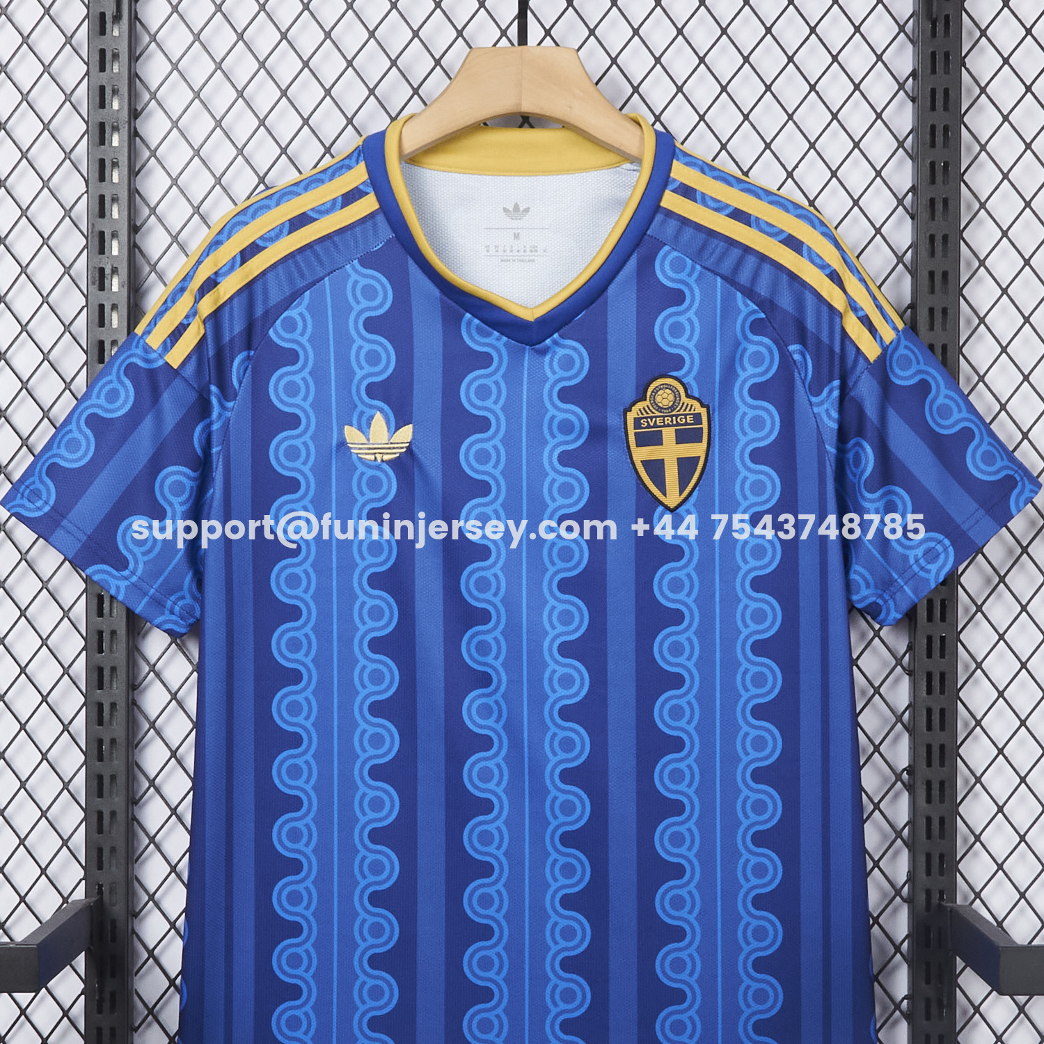 Funinjersey-Sweden 2026 Away Jersey - Fans Version
