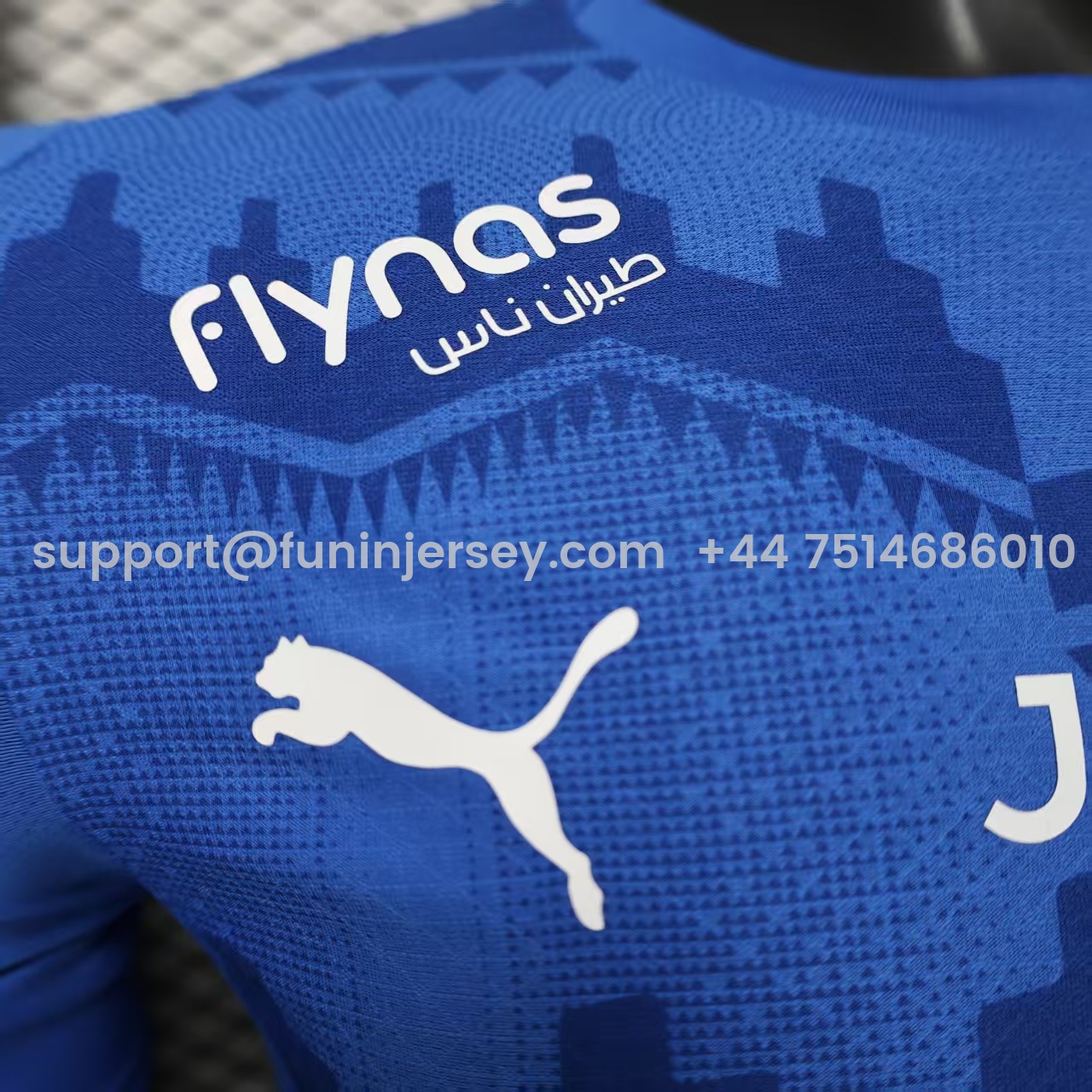Funinjersey-Al Hilal Riyadh Crescent 25-26 Home Blue Jersey - Player Version