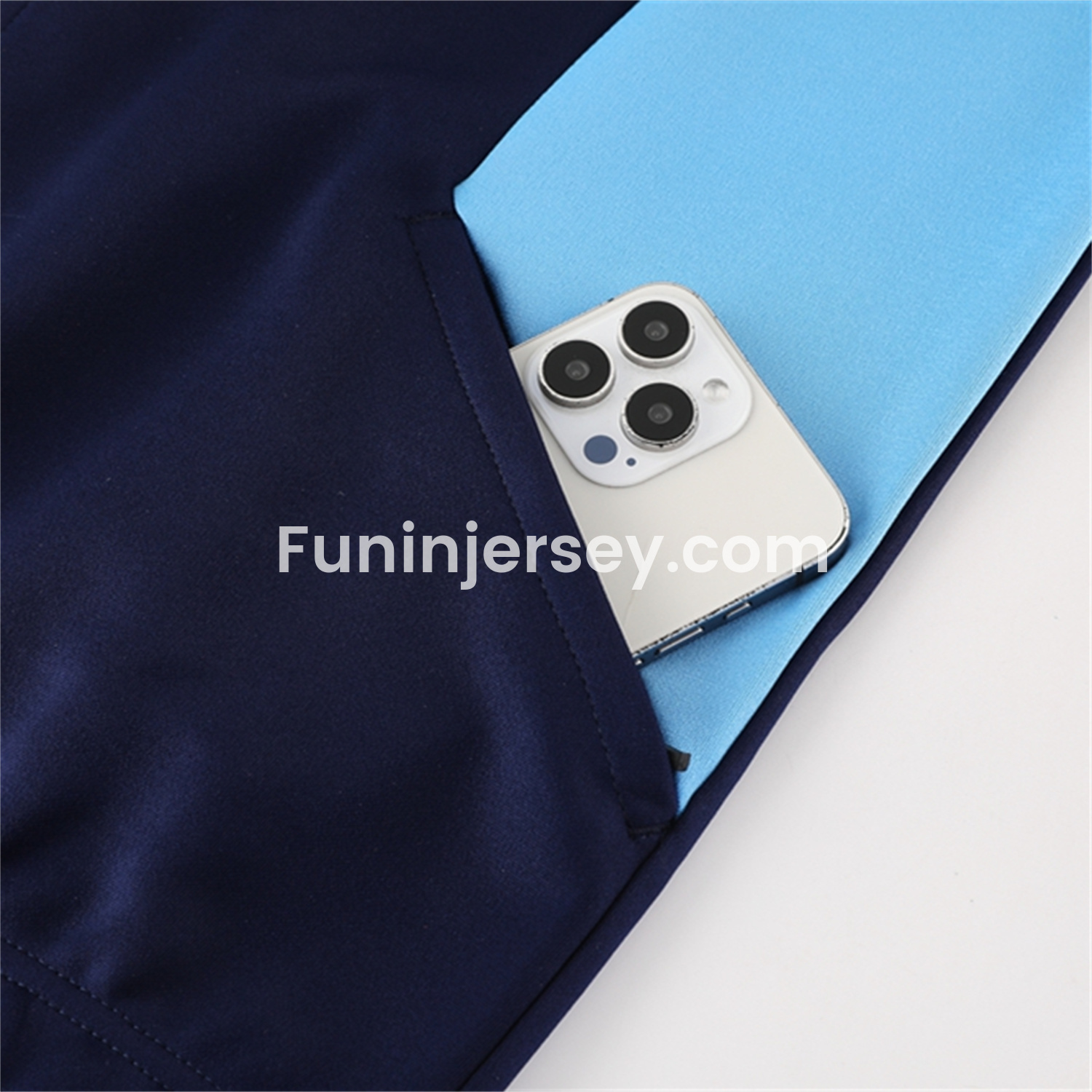 Funinjersey-Manchester City 25-26 Jacket Training Tracksuit - Deep Blue Jackets & Pants