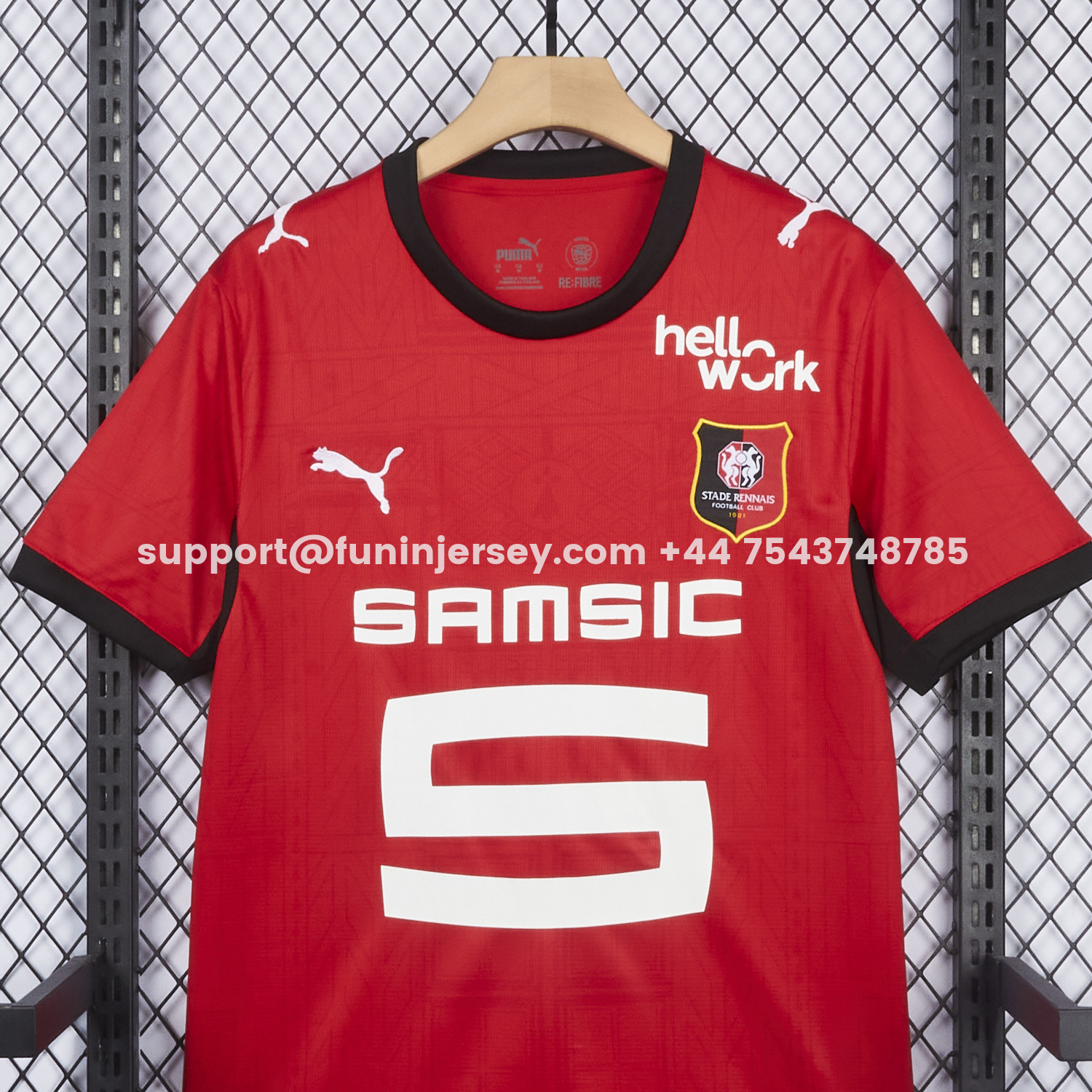 Funinjersey-Stade Rennais 26-27 Home Jersey - Fans Version
