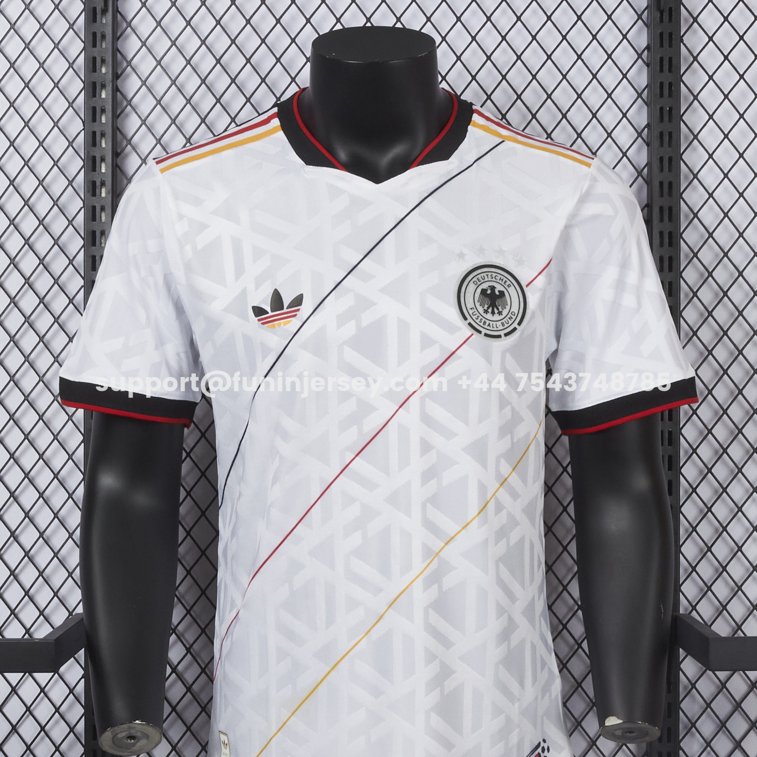 Funinjersey-Germany 2026 Diagonal Stripes White Special Jersey - Player Version