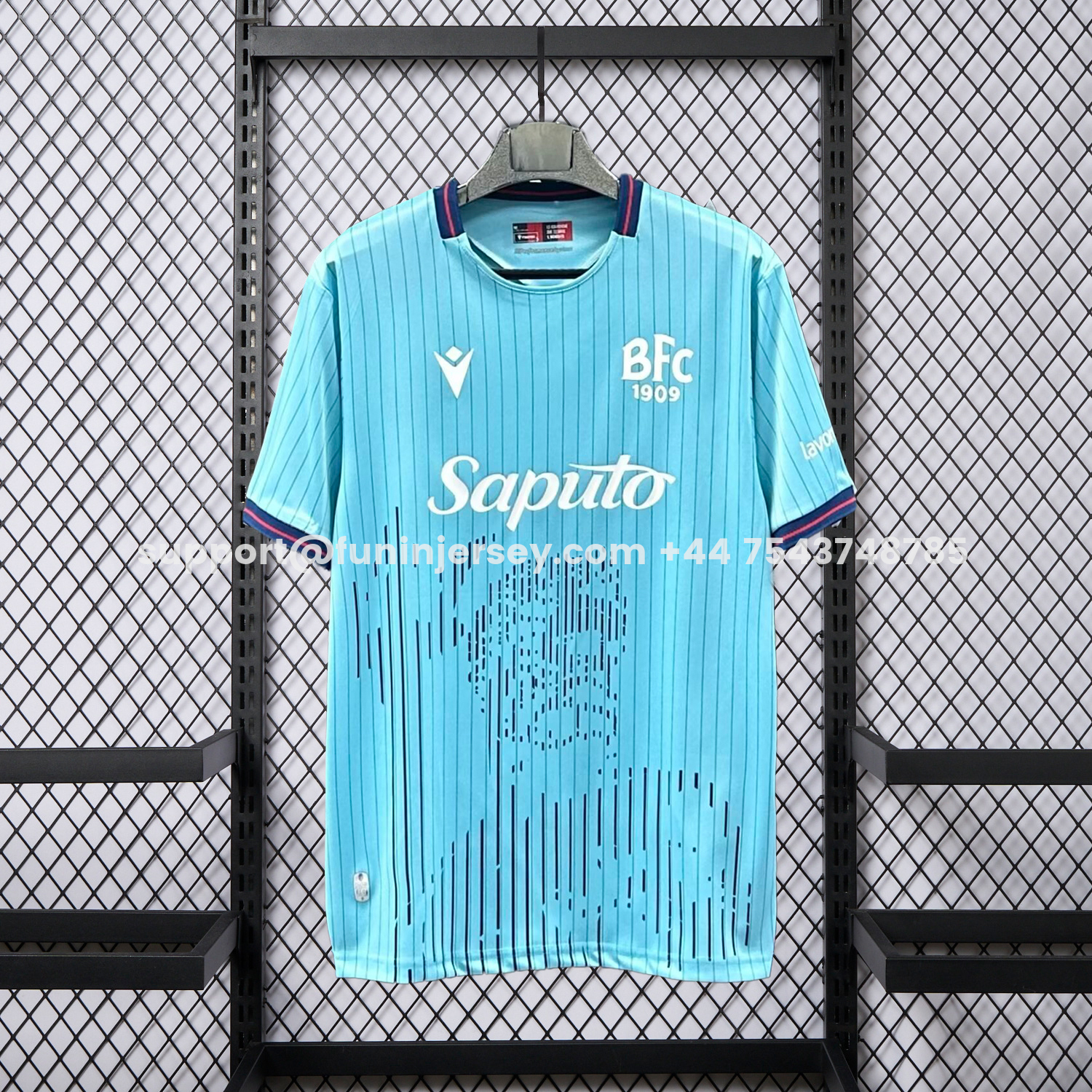 Funinjersey-Bologna 25-26 Third Blue Jersey - Fans Version