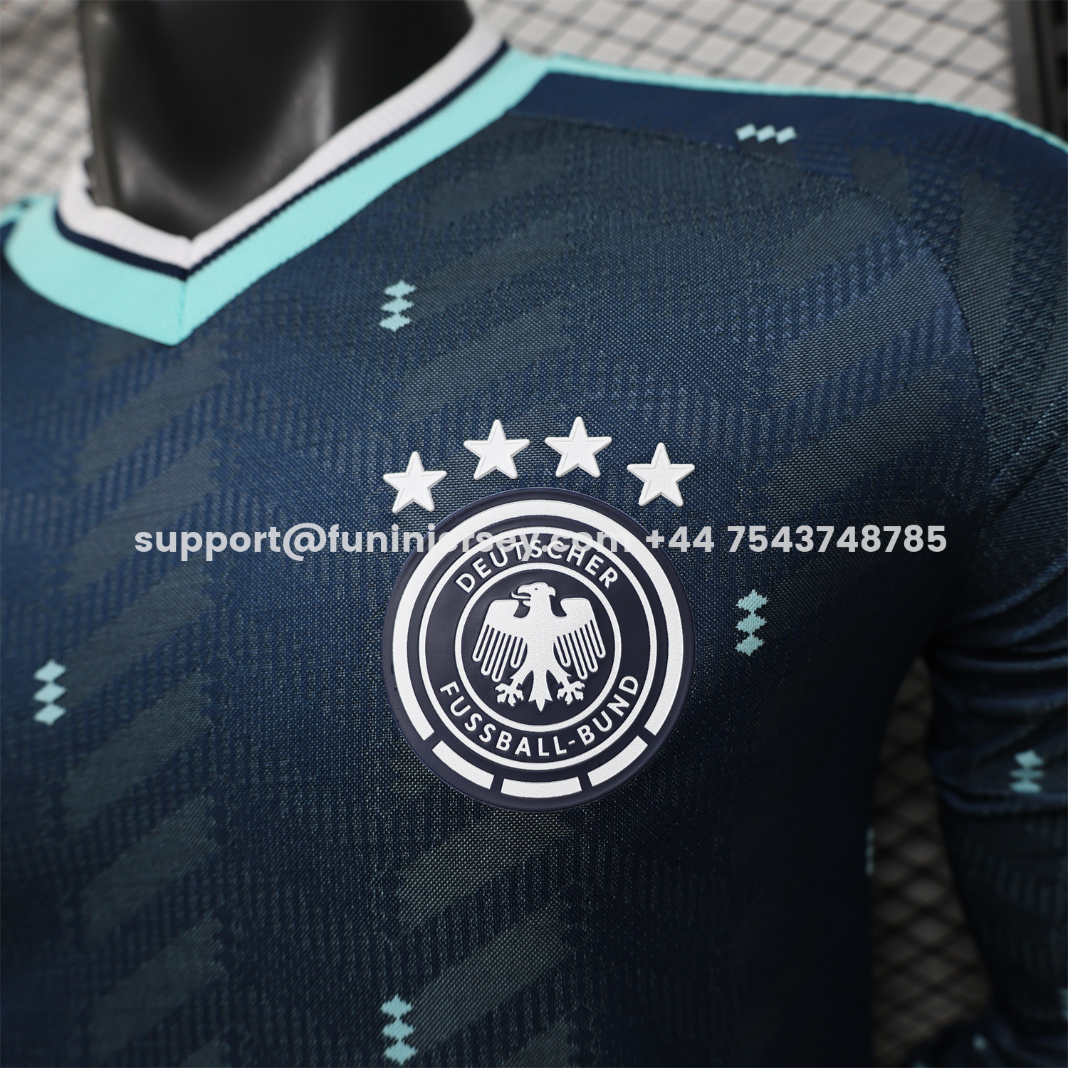 Funinjersey-Germany 2026 Away Long Sleeves Jersey - Player Version