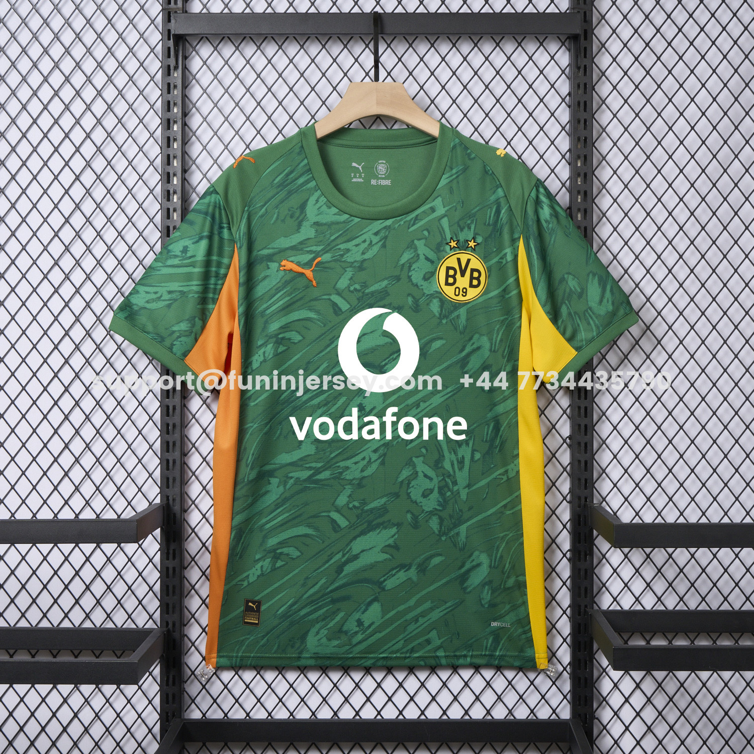 Funinjersey-Dortmund 25-26 Green Goalkeeper Jersey - Fans Version