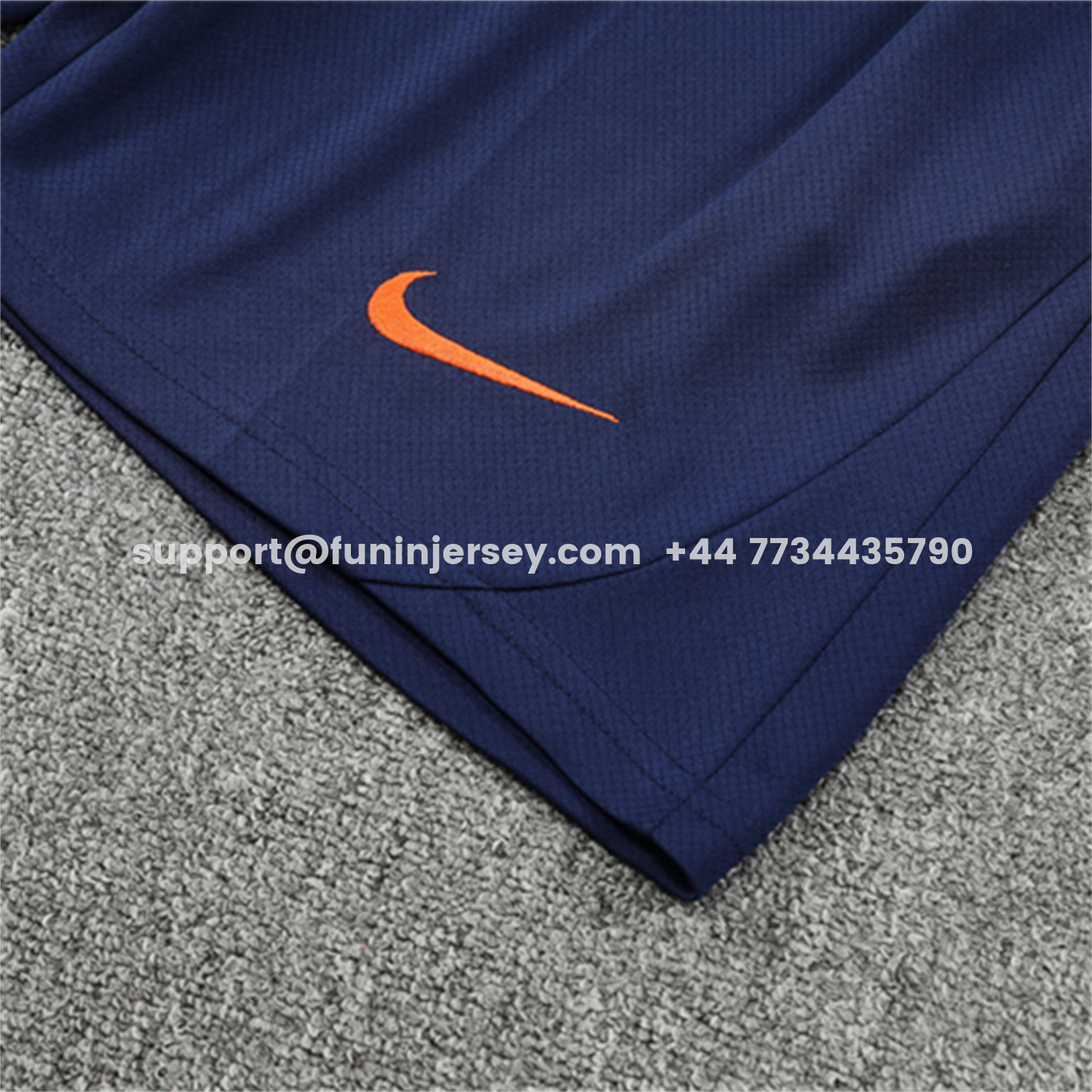 Funinjersey-Barcelona 25-26 Short-Sleeve Training Set - Red Blue Line Top & Blue Shorts