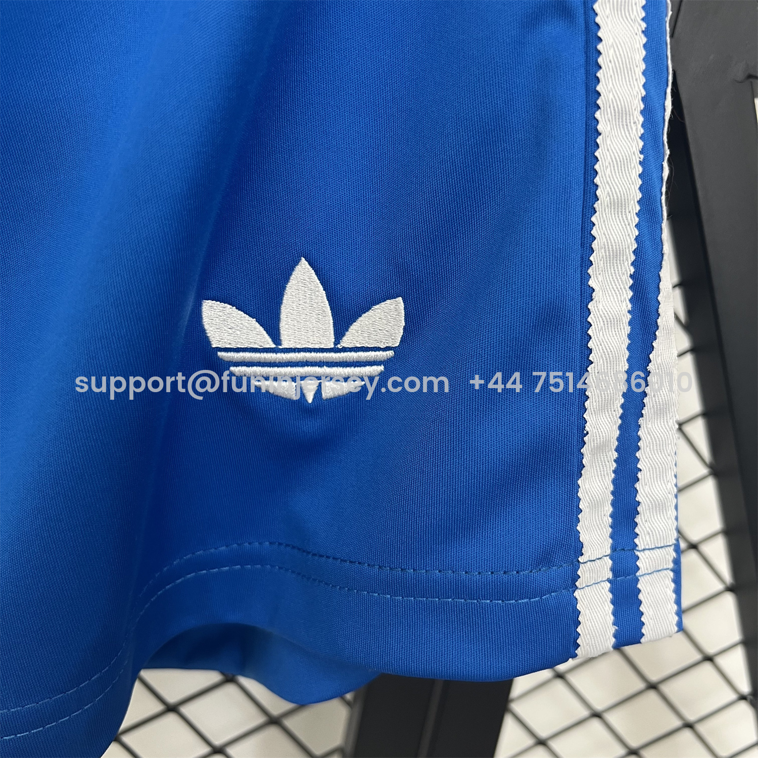 Funinjersey-Real Madrid 25-26 Third Blue Shorts - Fans Version