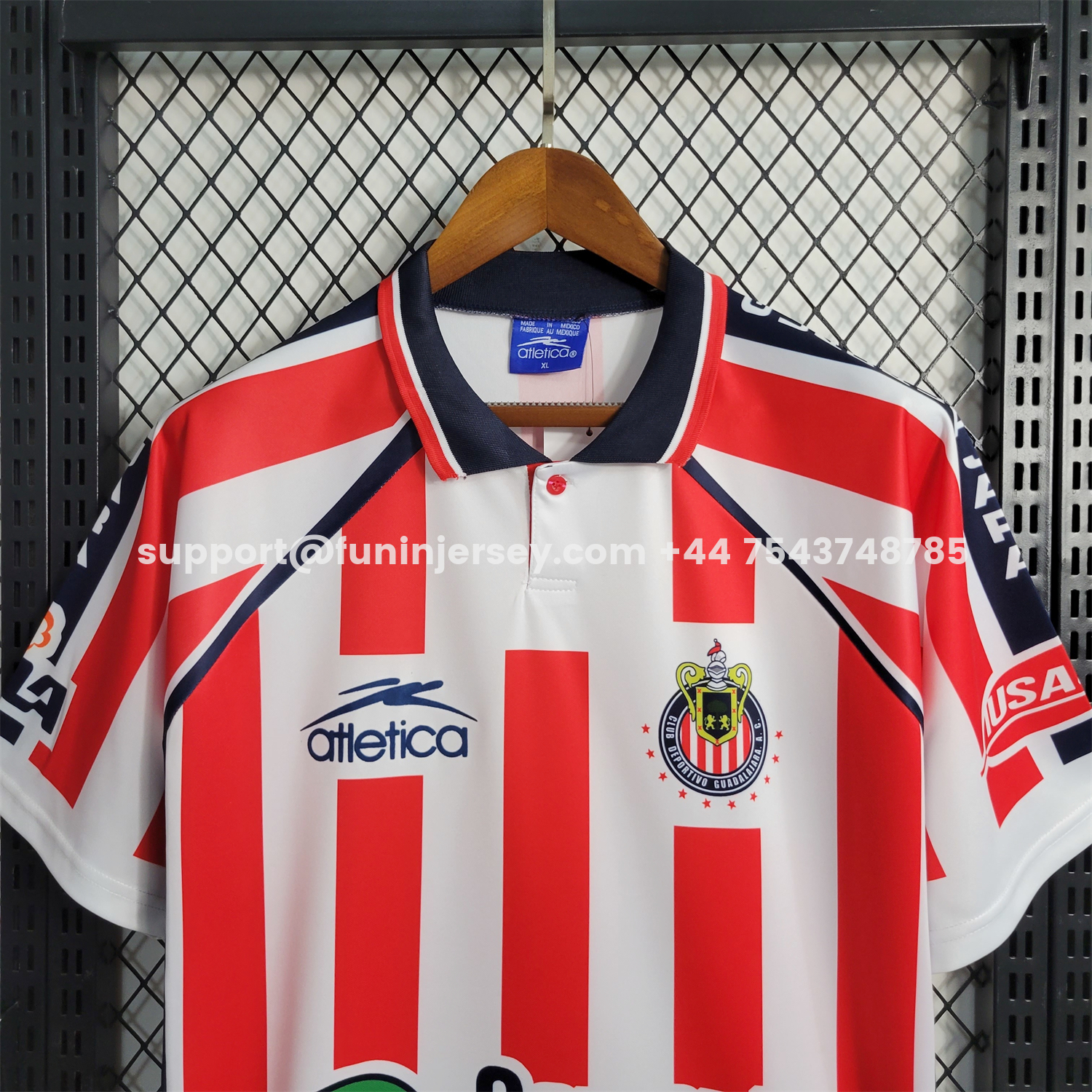 Funinjersey-Retro Chivas de Guadalajara 2002-03 Home 2 Jersey