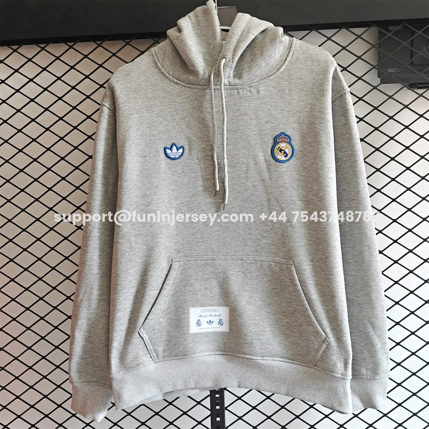 Funinjersey-Real Madrid 25-26 Originals Terrace Icon Unisex Pullover Hoodie
