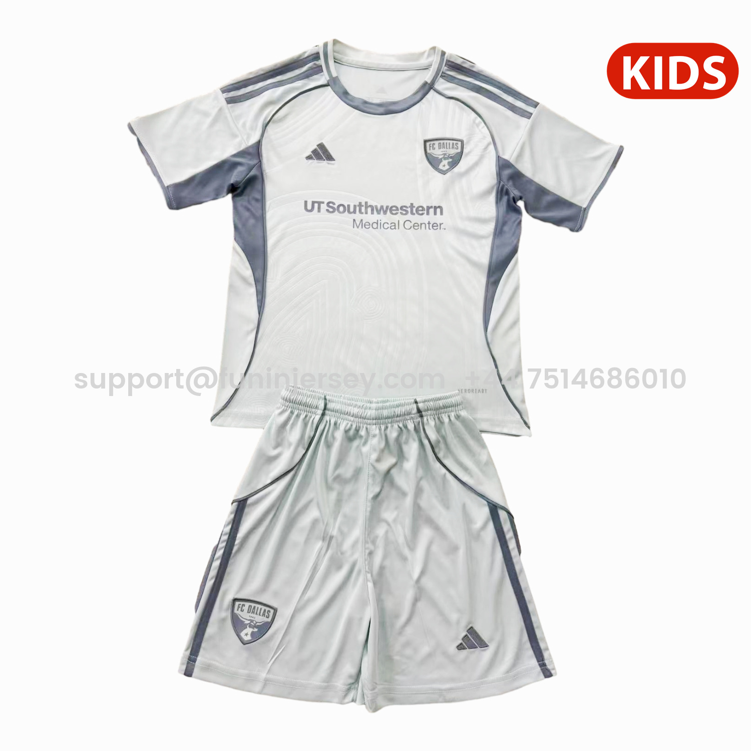 Funinjersey-Dallas 25-26 Pre-Match Training Kids Kit