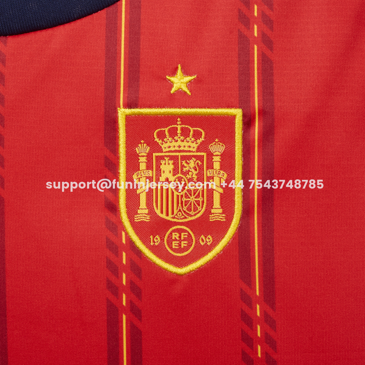 Funinjersey-Women's Spain 2026 Home Cropped Jersey