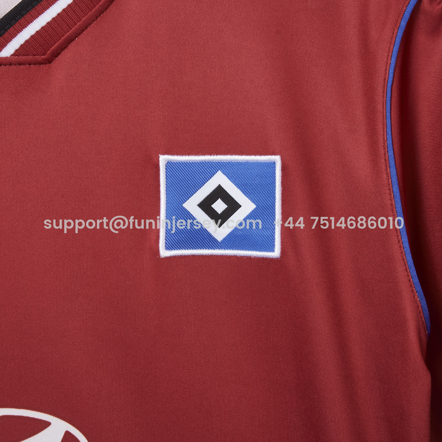 Funinjersey-Retro Hamburger SV 1999-00 Third Red Jersey