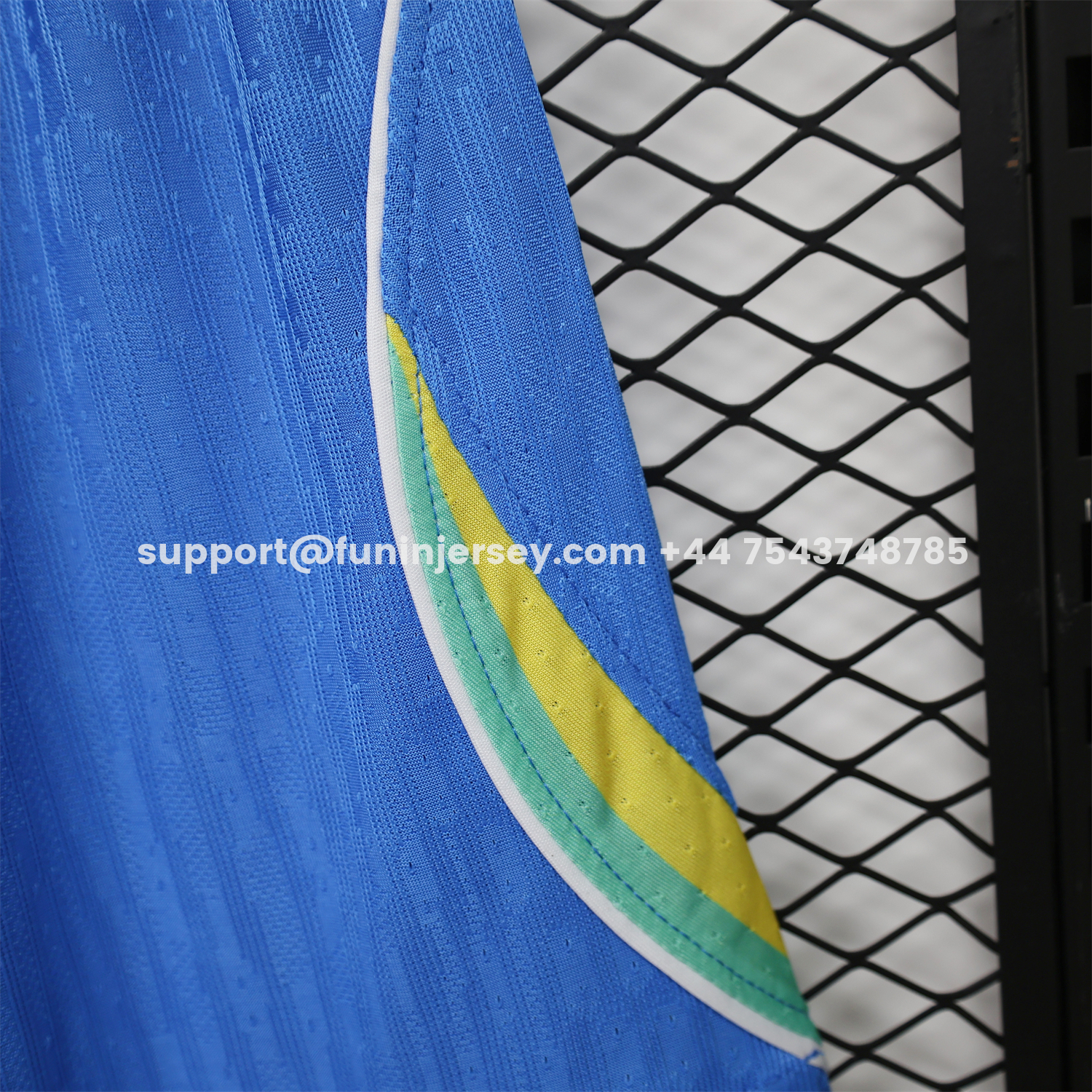 Funinjersey-Brazil 2026 Home Blue Shorts - Player Version