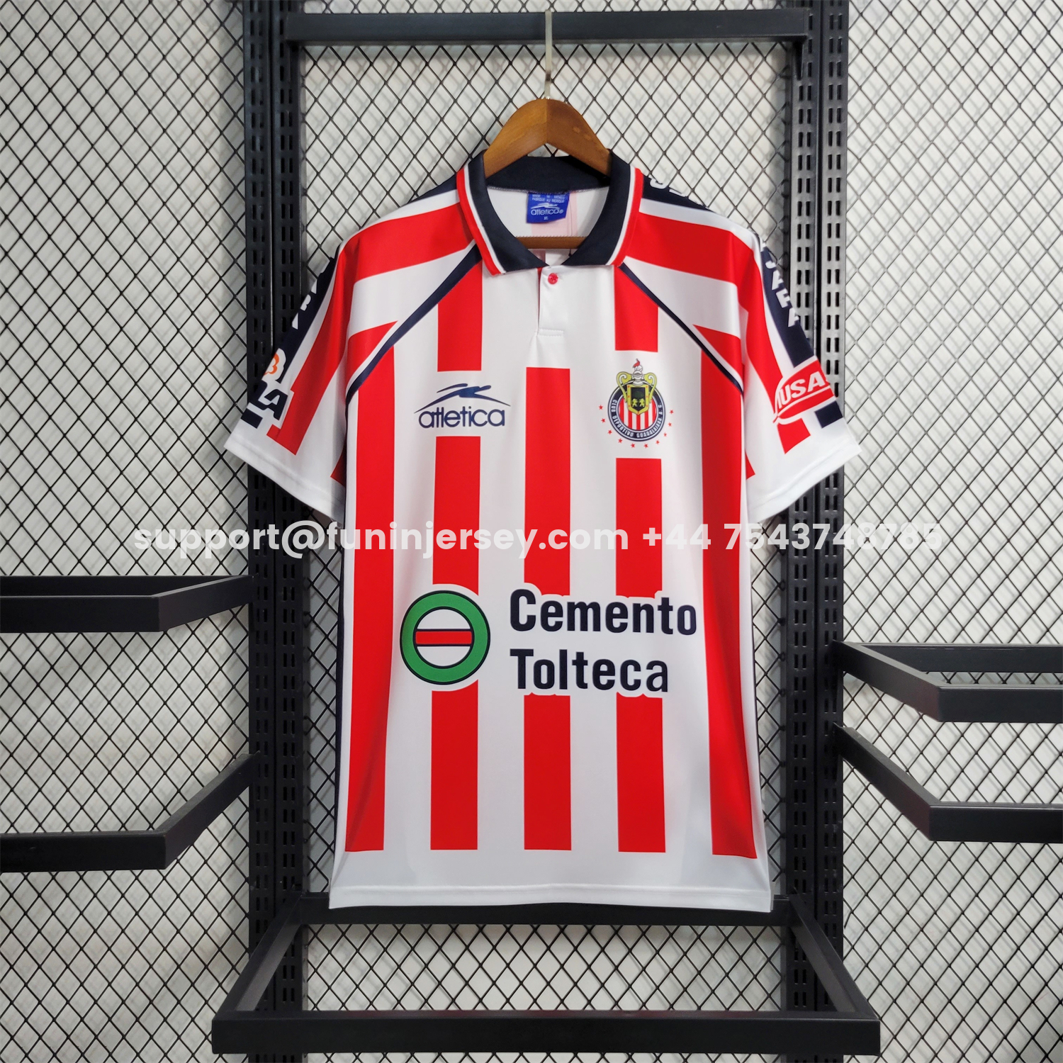 Funinjersey-Retro Chivas de Guadalajara 2002-03 Home 2 Jersey