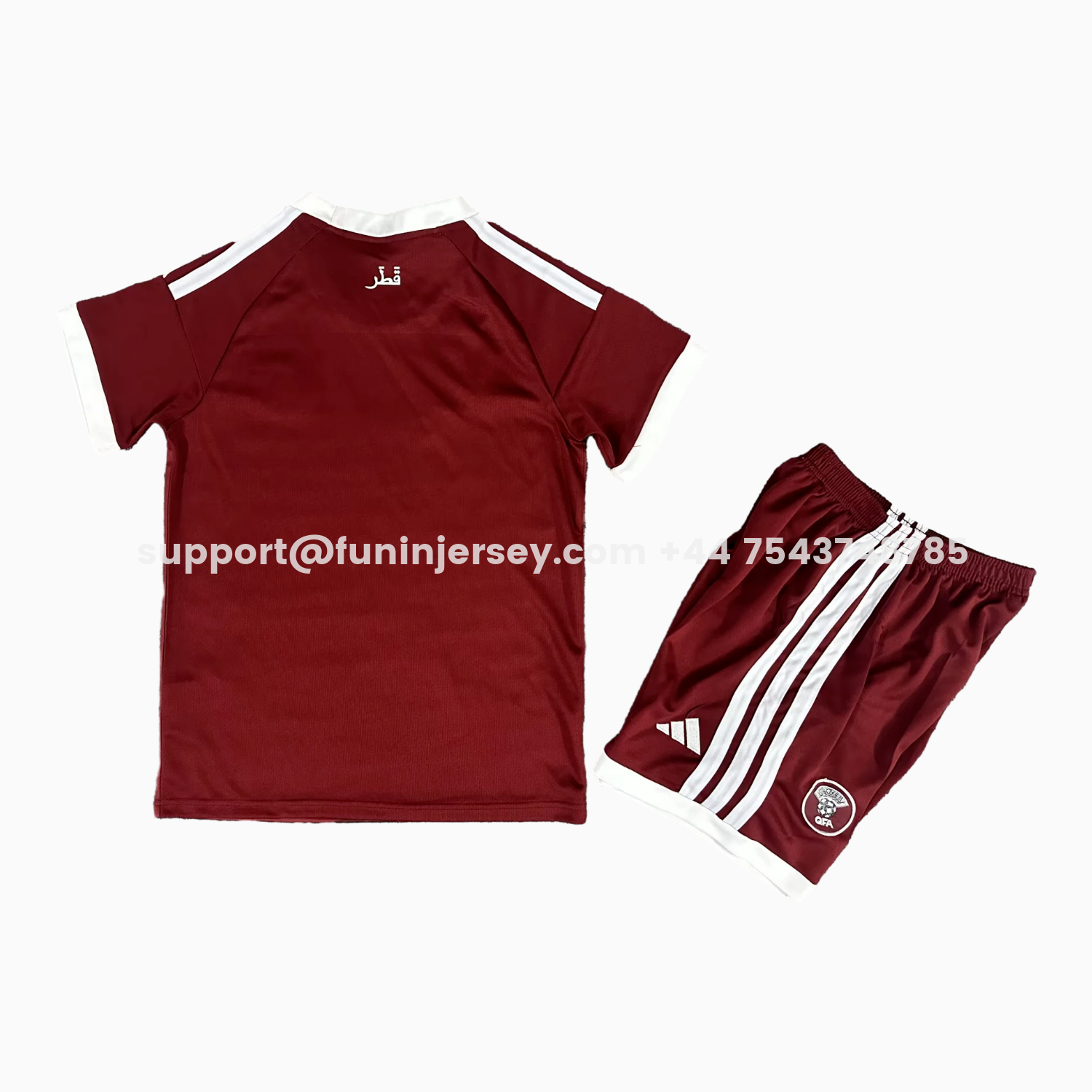 Funinjersey-Qatar 2026 Home Kids Kit