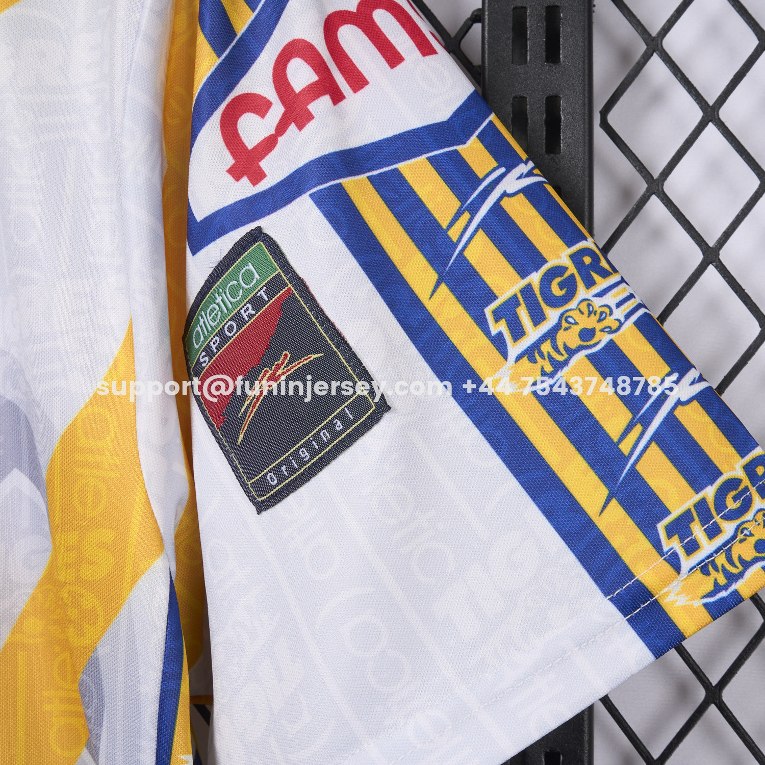 Funinjersey-Retro Tigres UANL 1997-98 Away White Jersey