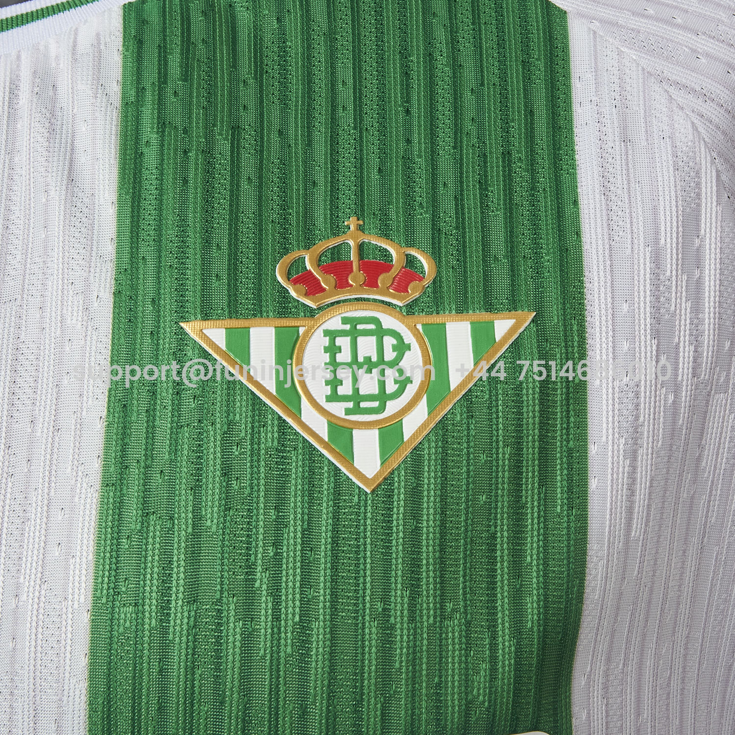Funinjersey-Real Betis 25-26 Home Stripes Jersey - Player Version