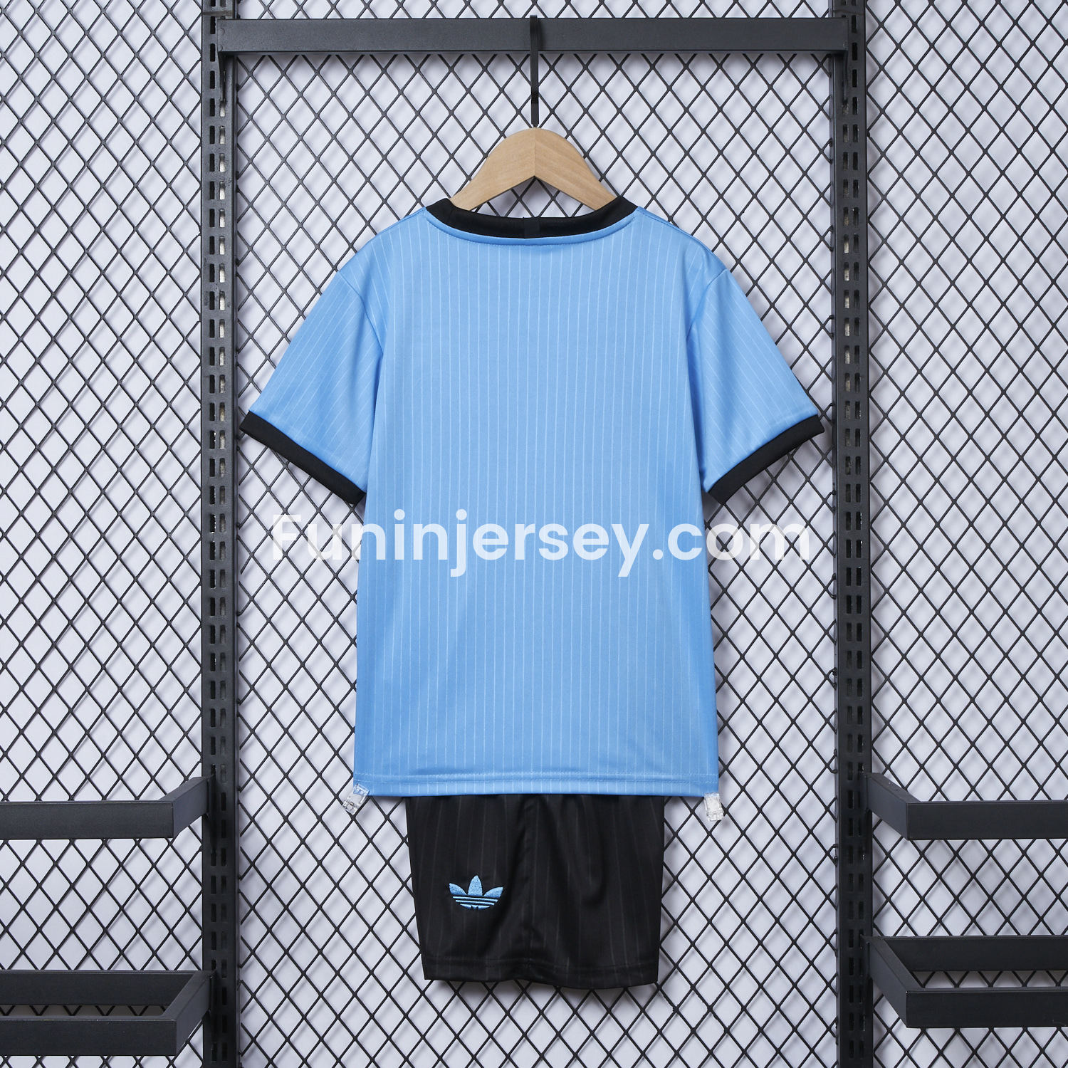 Funinjersey-Germany 2025 125-Year Anniversary Blue Goalkeeper Kids Kit