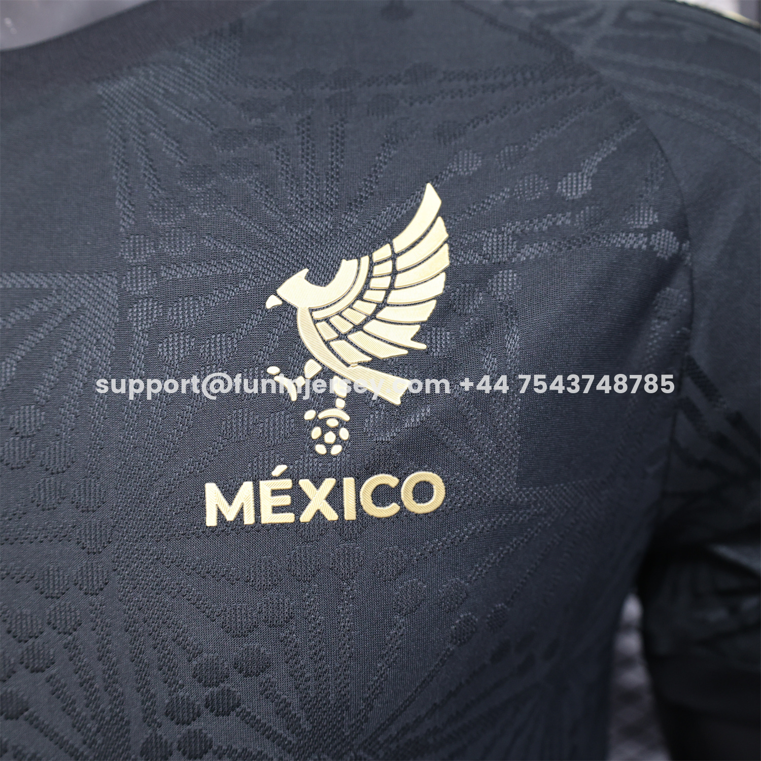Funinjersey-Mexico 2025 Gold Cup Black Special Edition Jersey - Player Version
