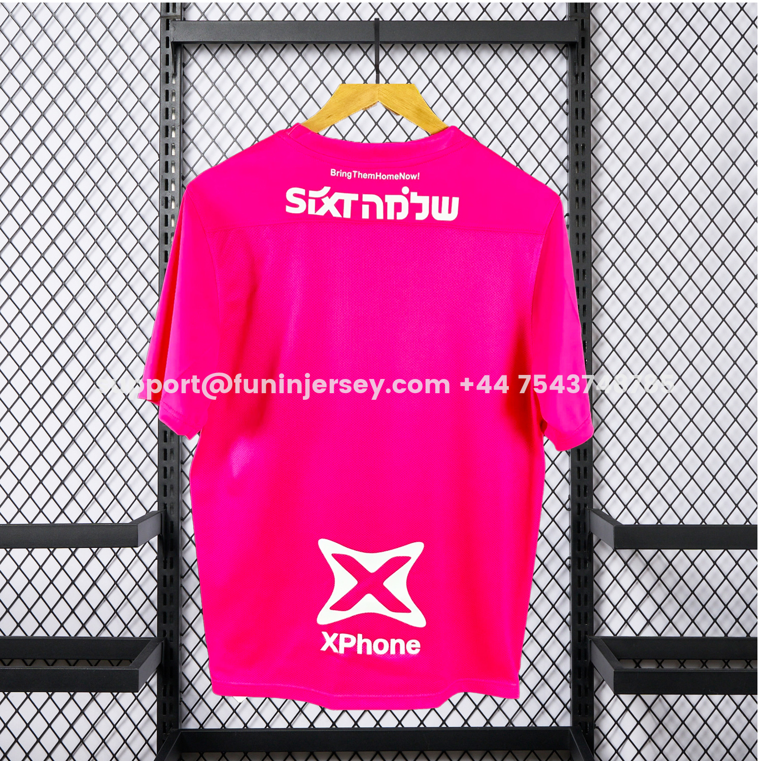 Funinjersey-Hapoel Tel Aviv 25-26 October Pink Special Jersey - Fans Version