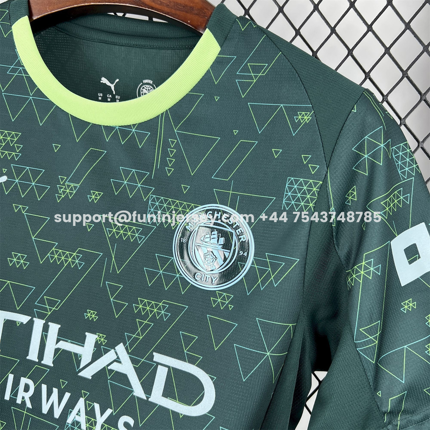 Funinjersey-Manchester City 25-26 Fourth Green Jersey - Fans Version