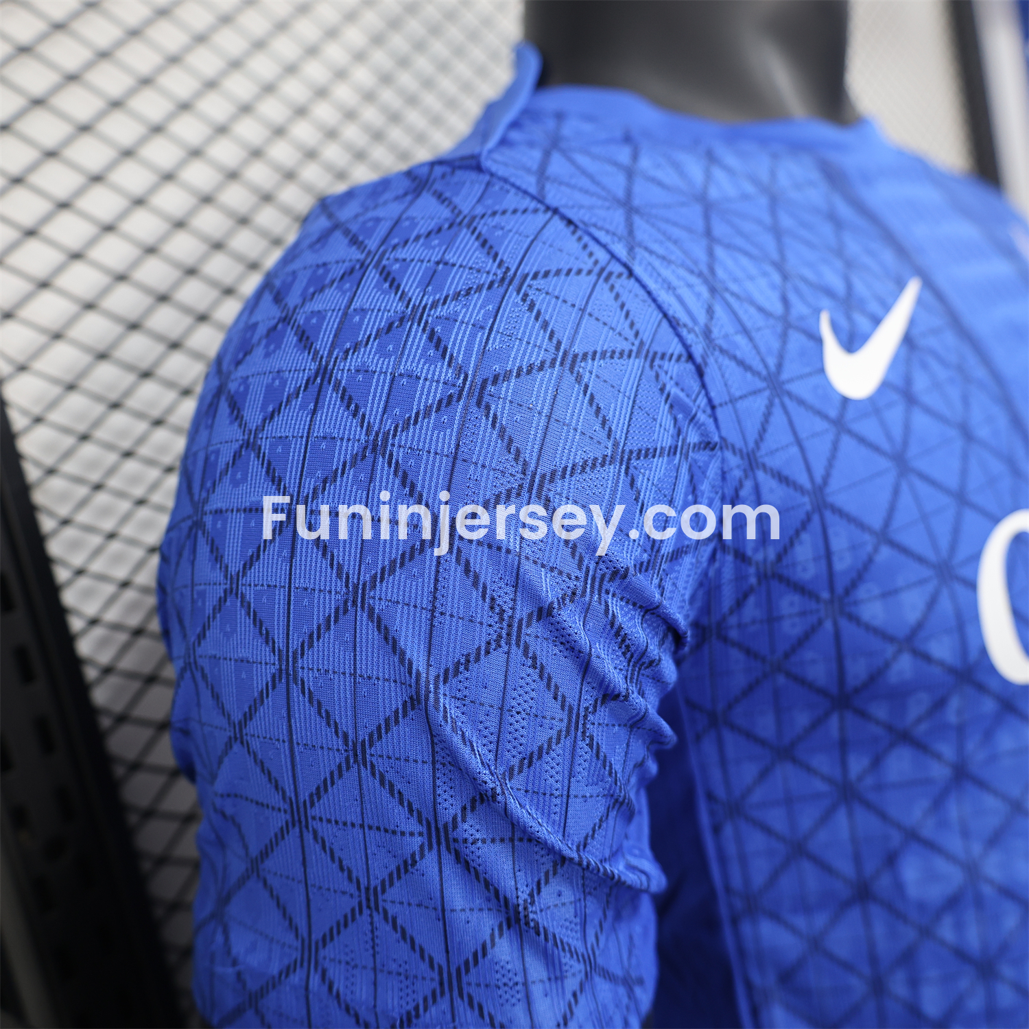 Funinjersey-Paris Saint-Germain PSG 25-26 Blue Pre-Match Training Jersey - Player Version